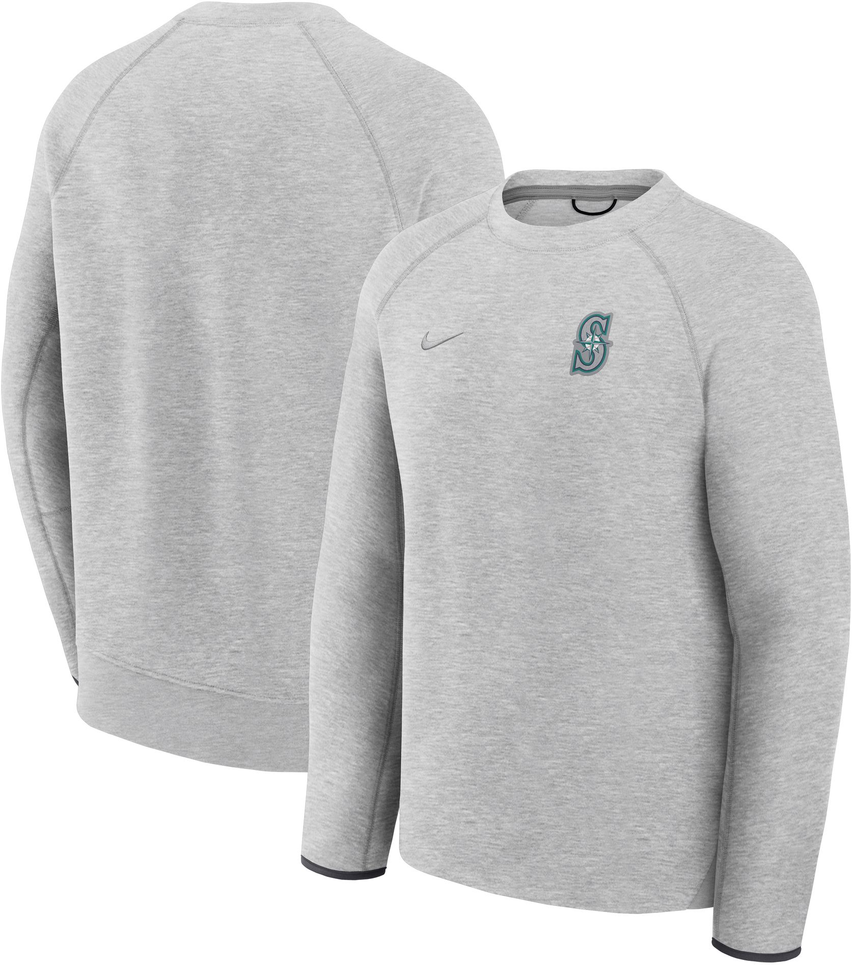 Nike Men's Seattle Mariners Tech Fleece Crewneck Sweatshirt