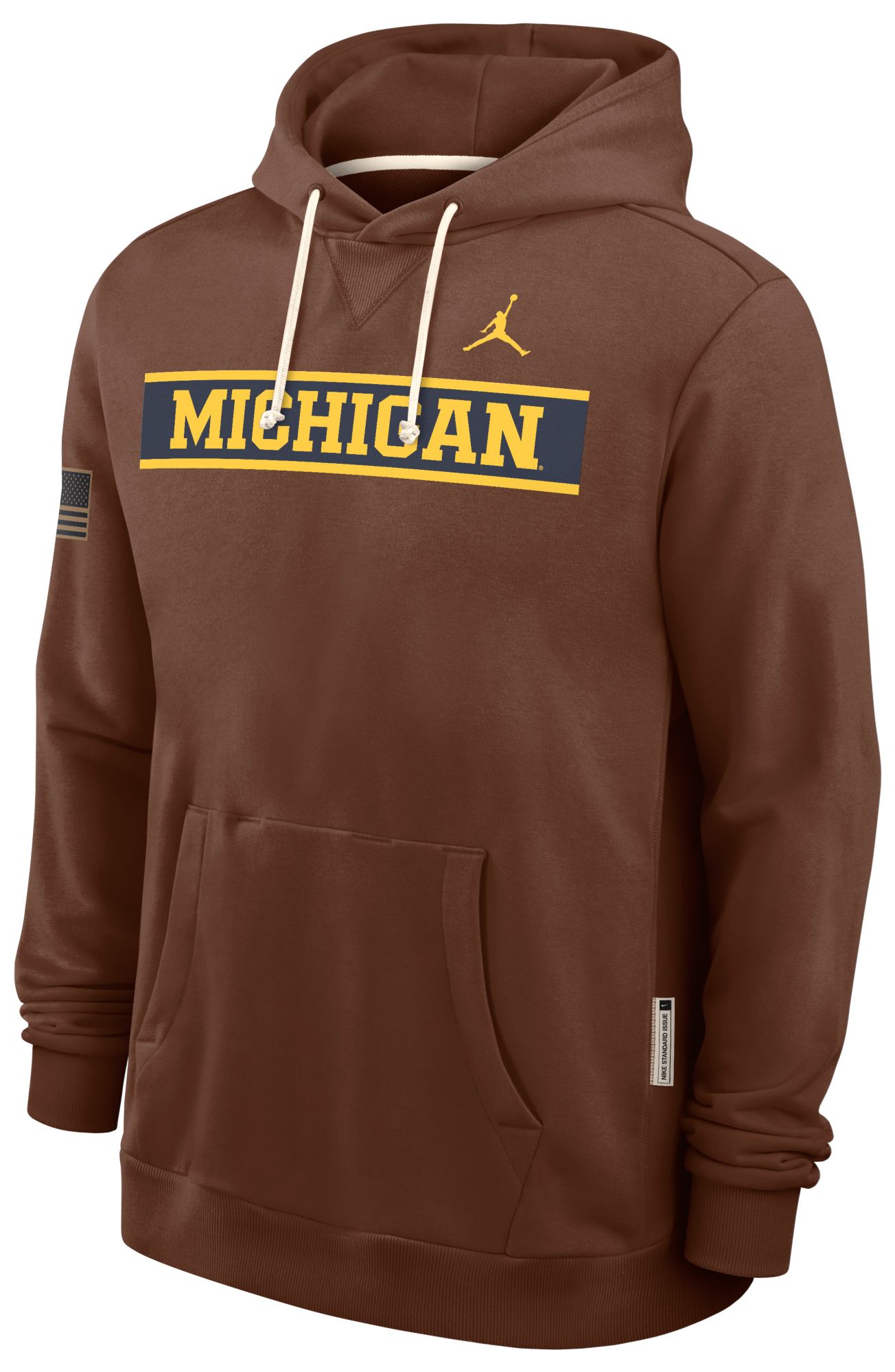 Jordan Men's Michigan Wolverines 2026 Military Appreciation Standard Issue Dri-FIT Hoodie