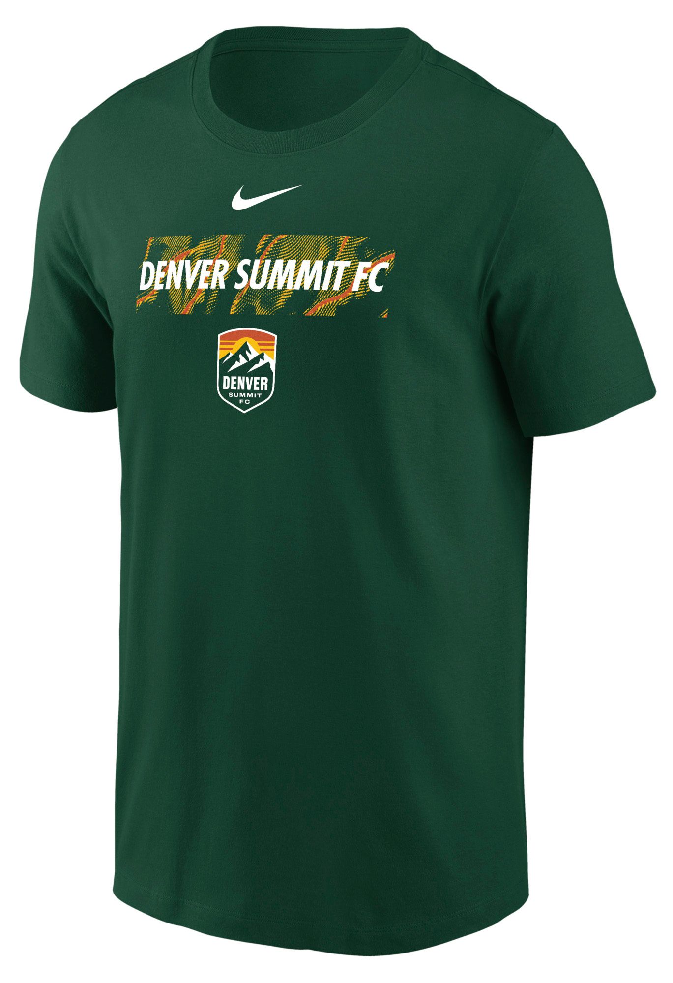 Nike Adult Denver FC Green Team Logo Dri-Fit T-Shirt, Men's