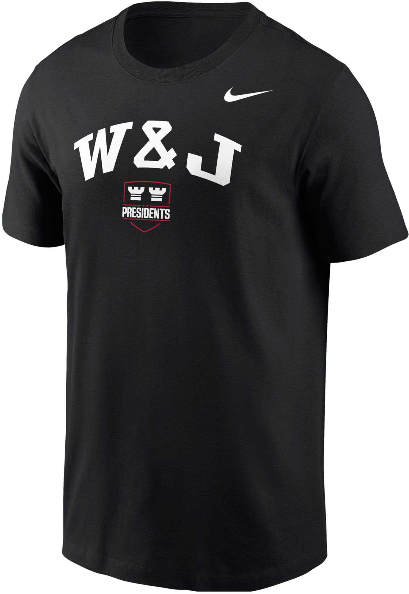 Nike Men's Washington and Jefferson Presidents Black Arch T-Shirt