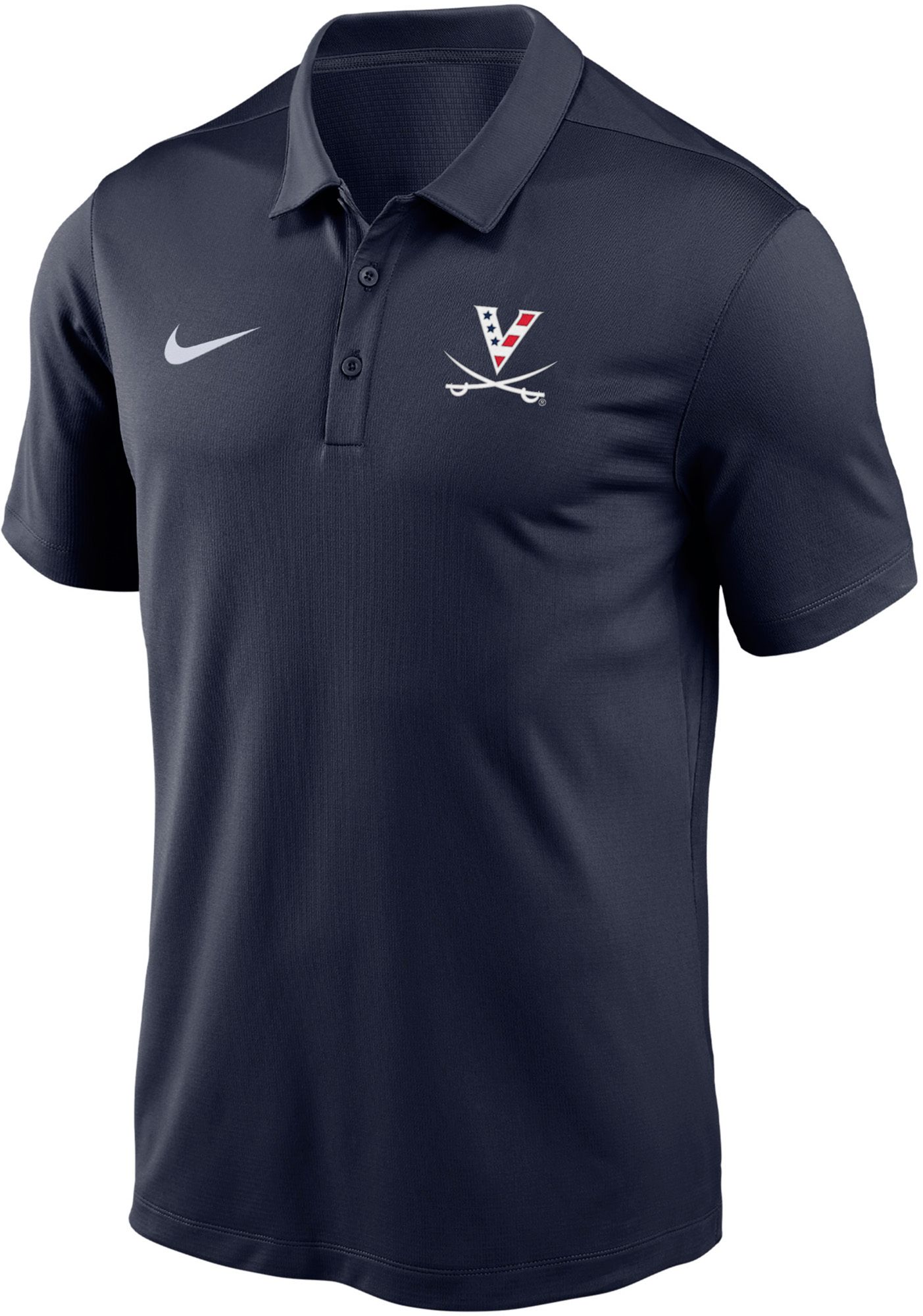 Nike Men's Virginia Cavaliers Navy Red, White, and Hoos Polo