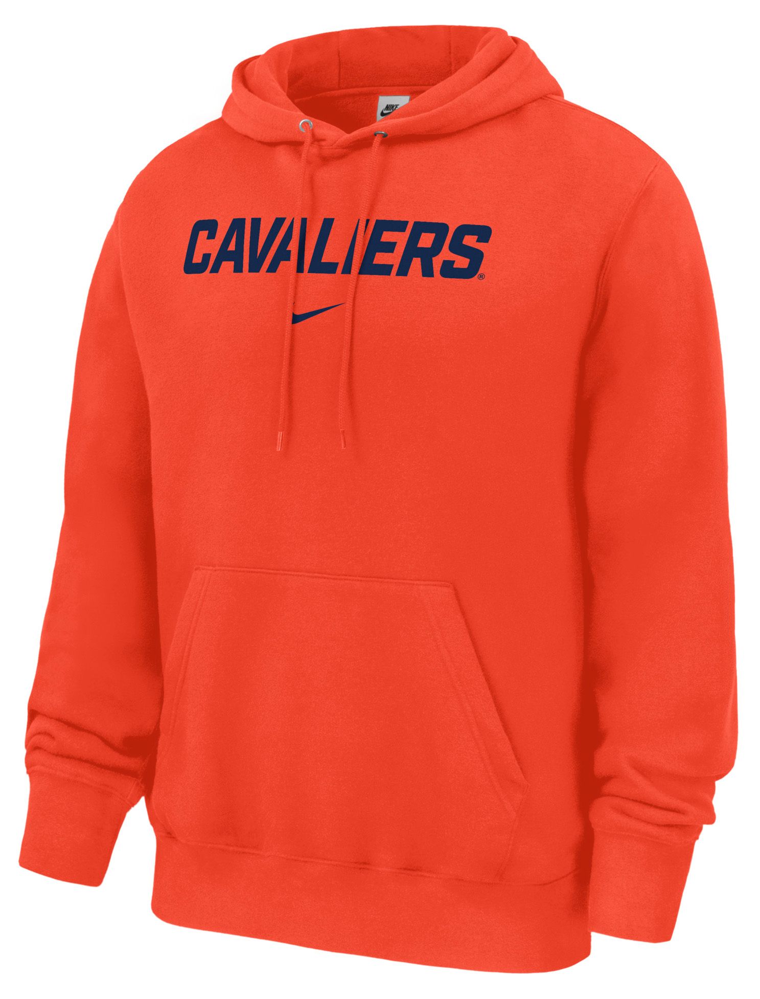 Nike Men's Virginia Cavaliers Orange Club Fleece Hoodie