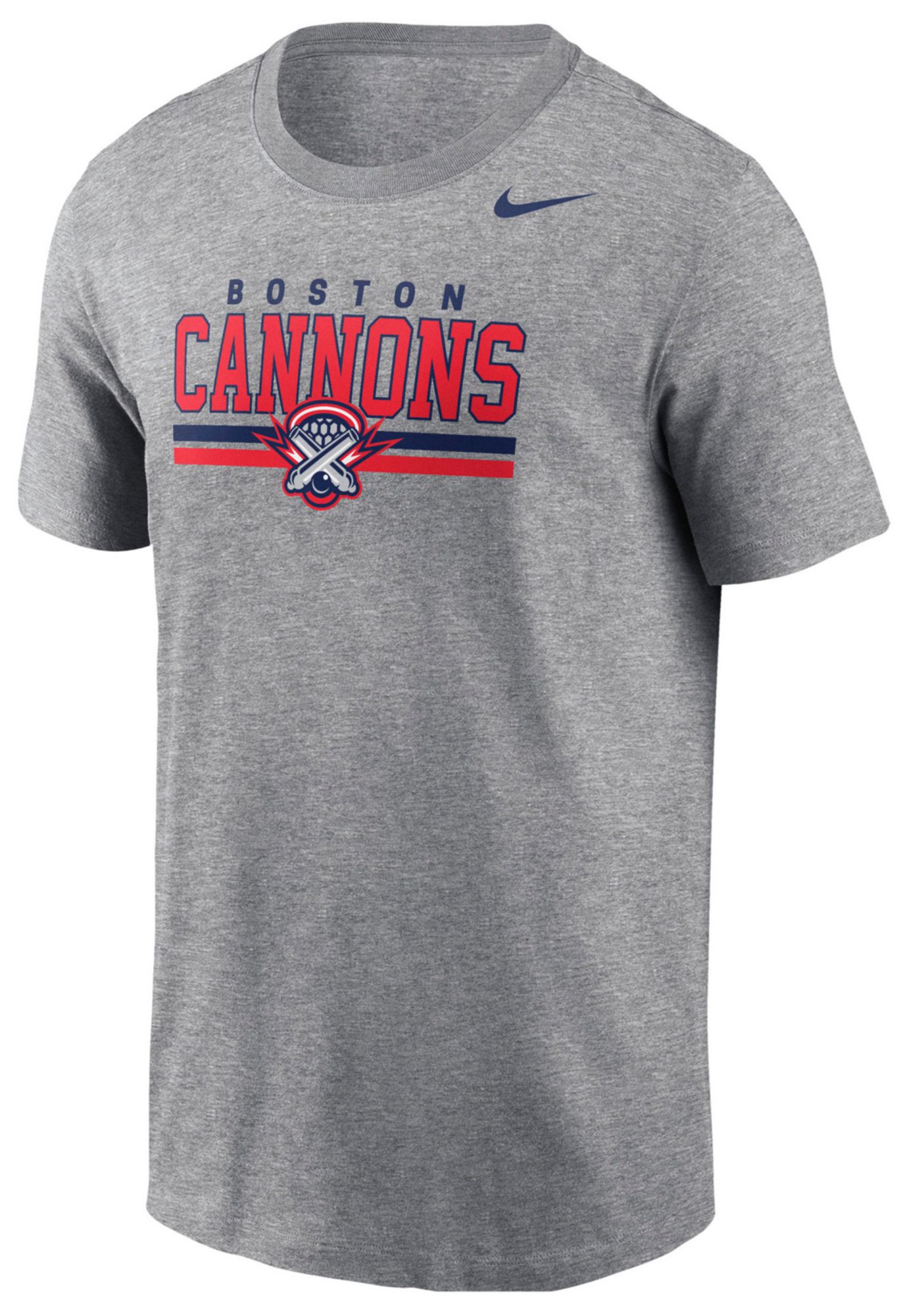 Nike Men's Boston Cannons Gray Cotton T-Shirt