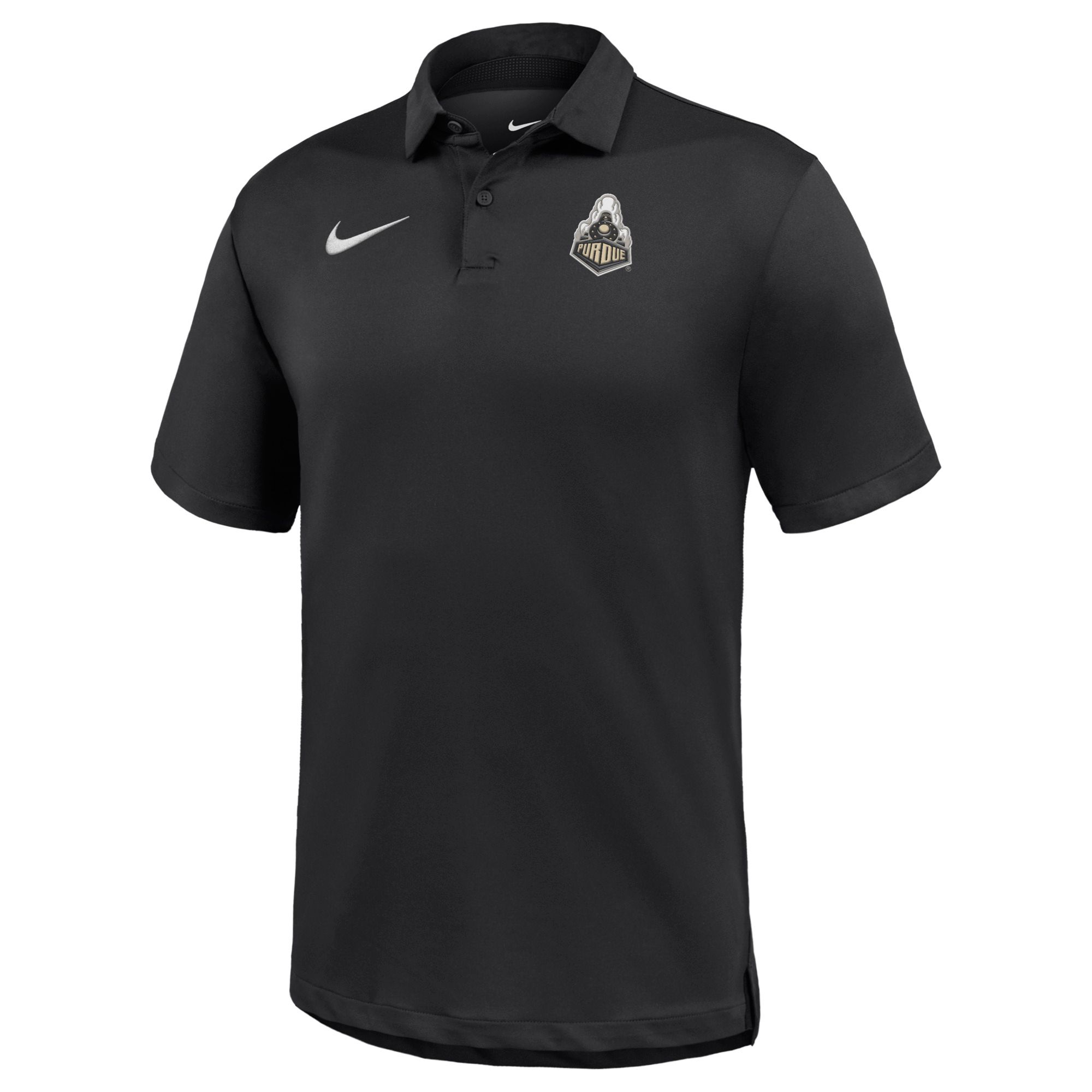 Nike Men's Purdue Boilermakers Black Tour Gameday Polo