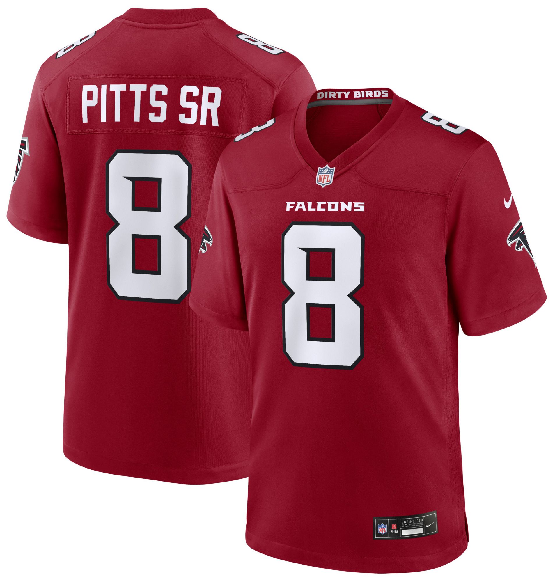Nike Men's Atlanta Falcons Red Kyle Pitts #8 Game Jersey