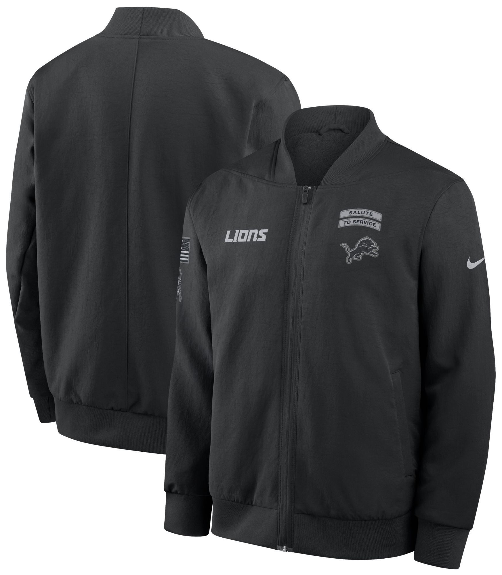 Nike Men's Detroit Lions Salute To Service 2026 Bomber Jacket
