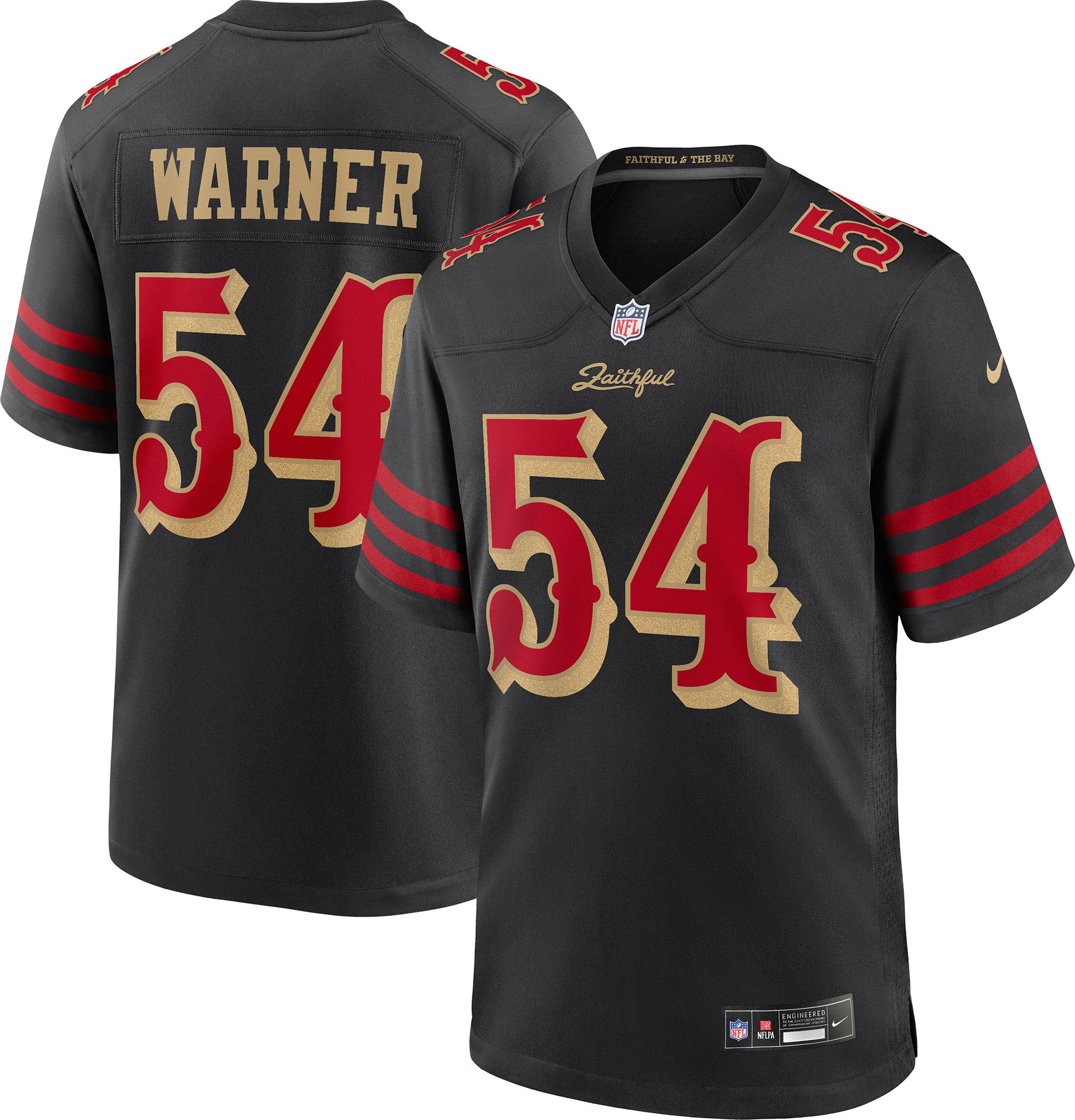 Nike Men's San Francisco 49ers Fred Warner #54 NFL Rivalries Game Jersey