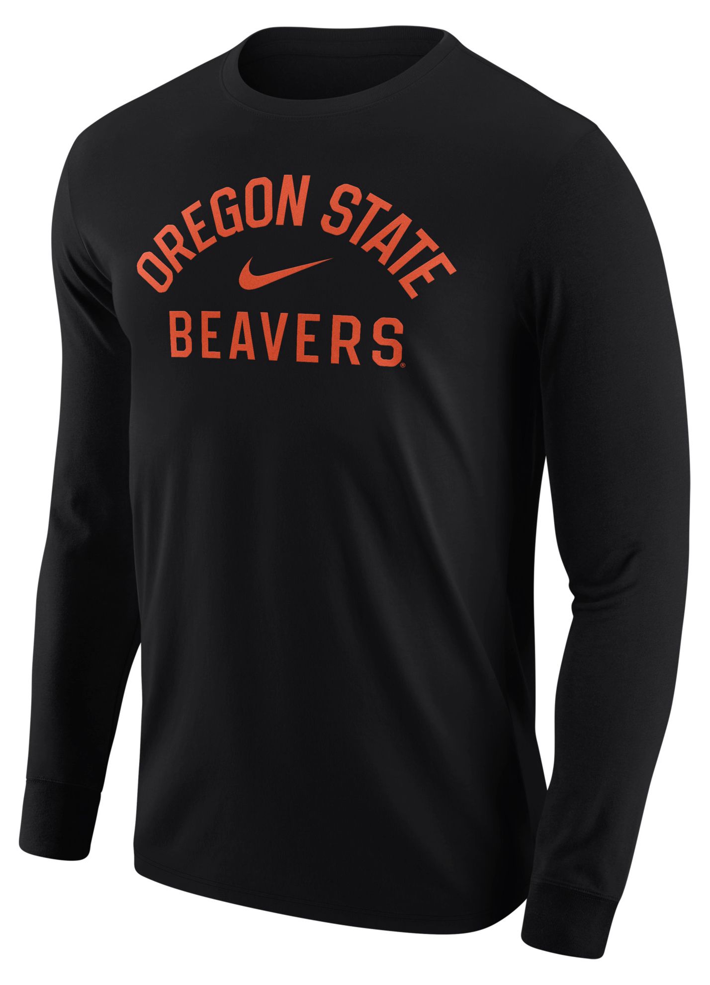 Nike Men's Oregon State Beavers Black Arch Long Sleeve Shirt
