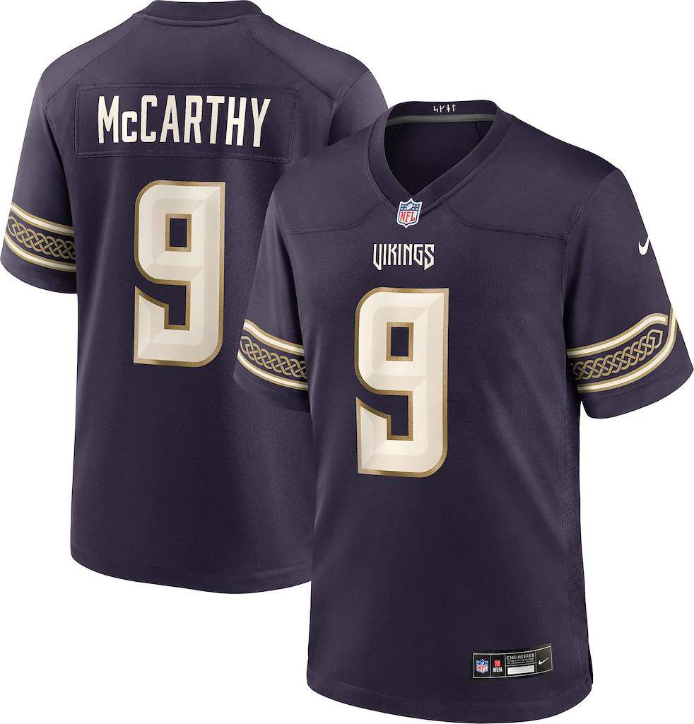 Nike Men's Minnesota Vikings J.J. McCarthy NFL Rivalries Game Jersey