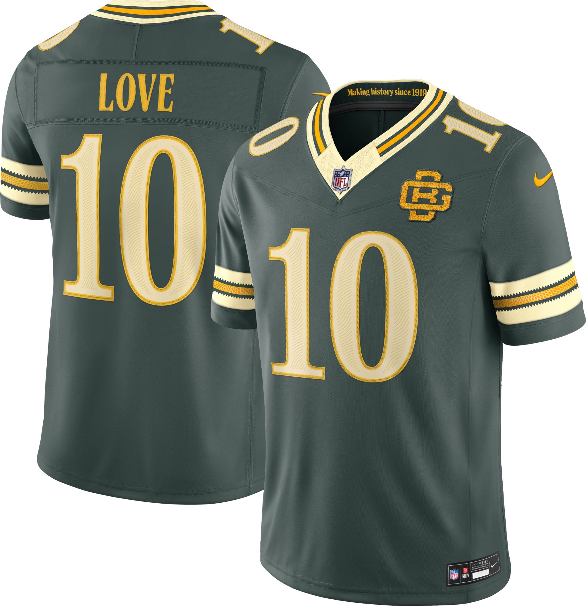 Nike Men's Green Bay Packers Jordan Love NFL Rivalries Limited Jersey