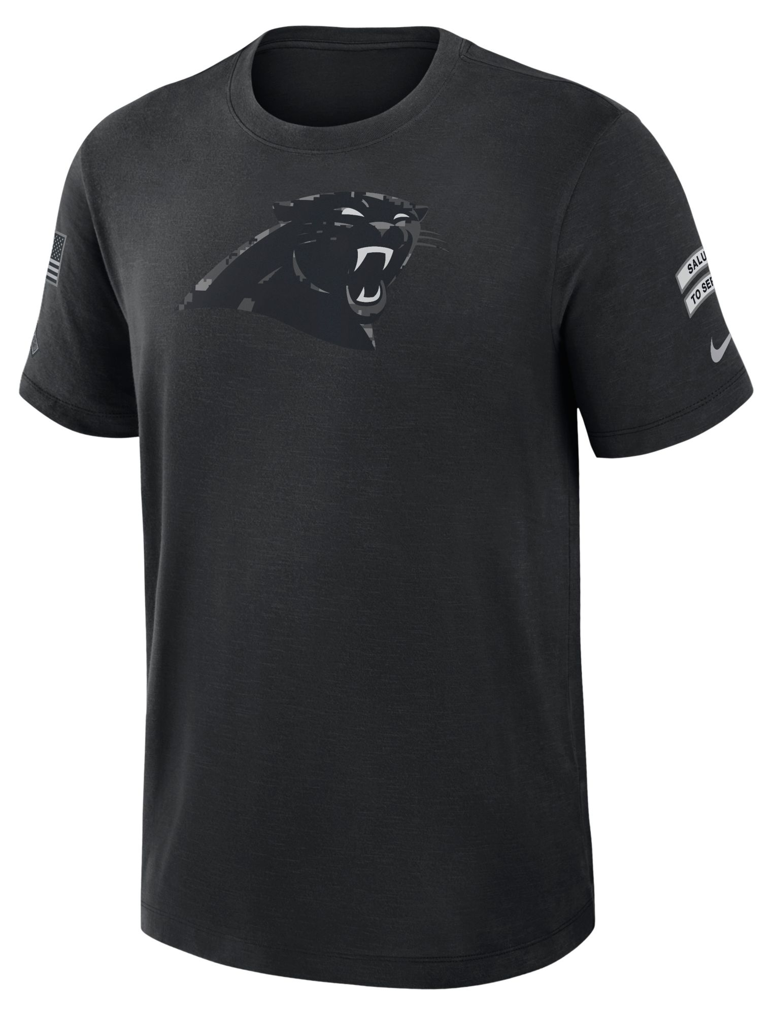 Nike Men's Carolina Panthers Salute To Service 2026 Slub T-Shirt