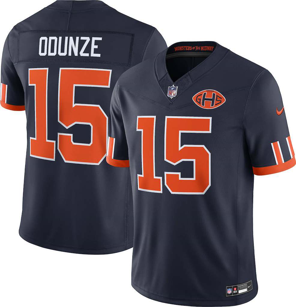 Nike Men's Chicago Bears Rome Odunze NFL Rivalries Stitched Limited Jersey