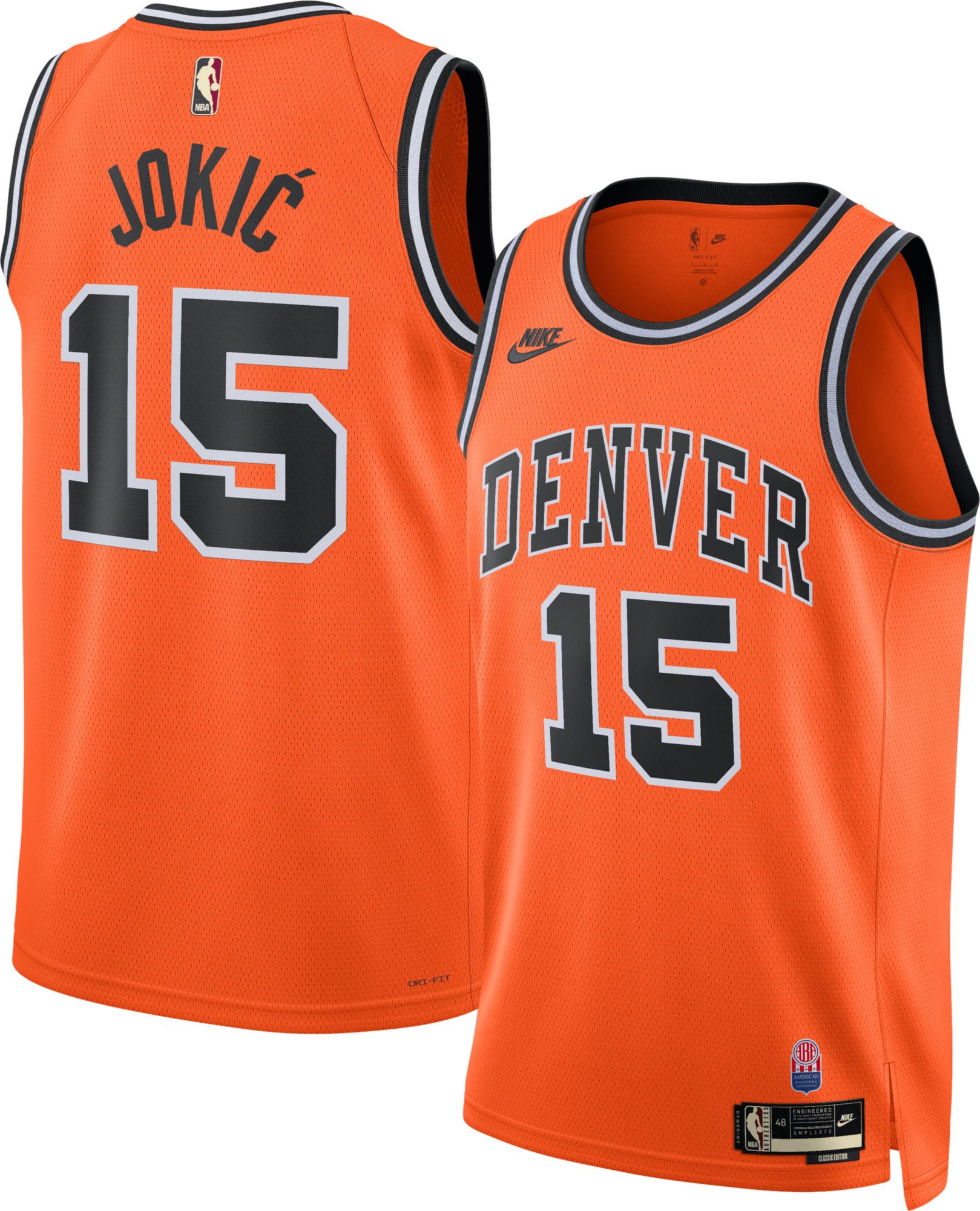 Nike Adult Denver Nuggets Nikola Jokic 2026-27 Hardwood Classics Swingman Jersey