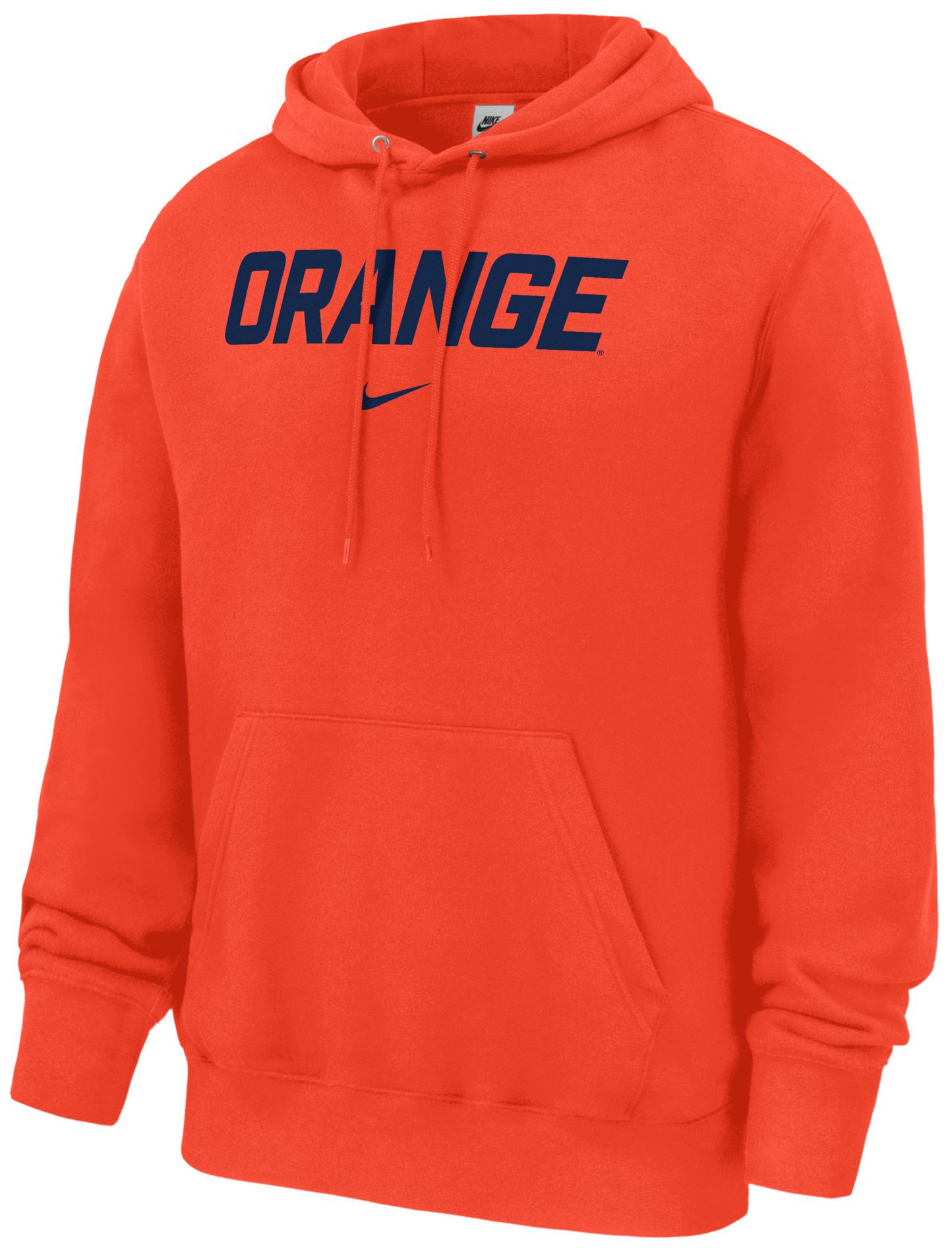 Nike Men's Syracuse Orange Orange Club Fleece Hoodie