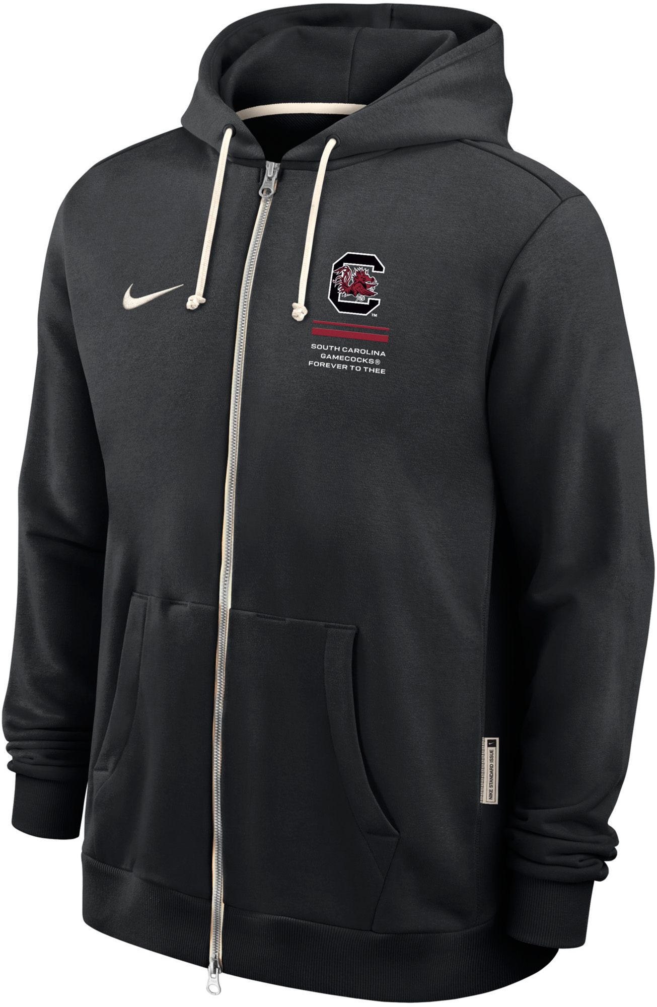 Nike Men's South Carolina Gamecocks Black Standard Issue Full-Zip Hoodie