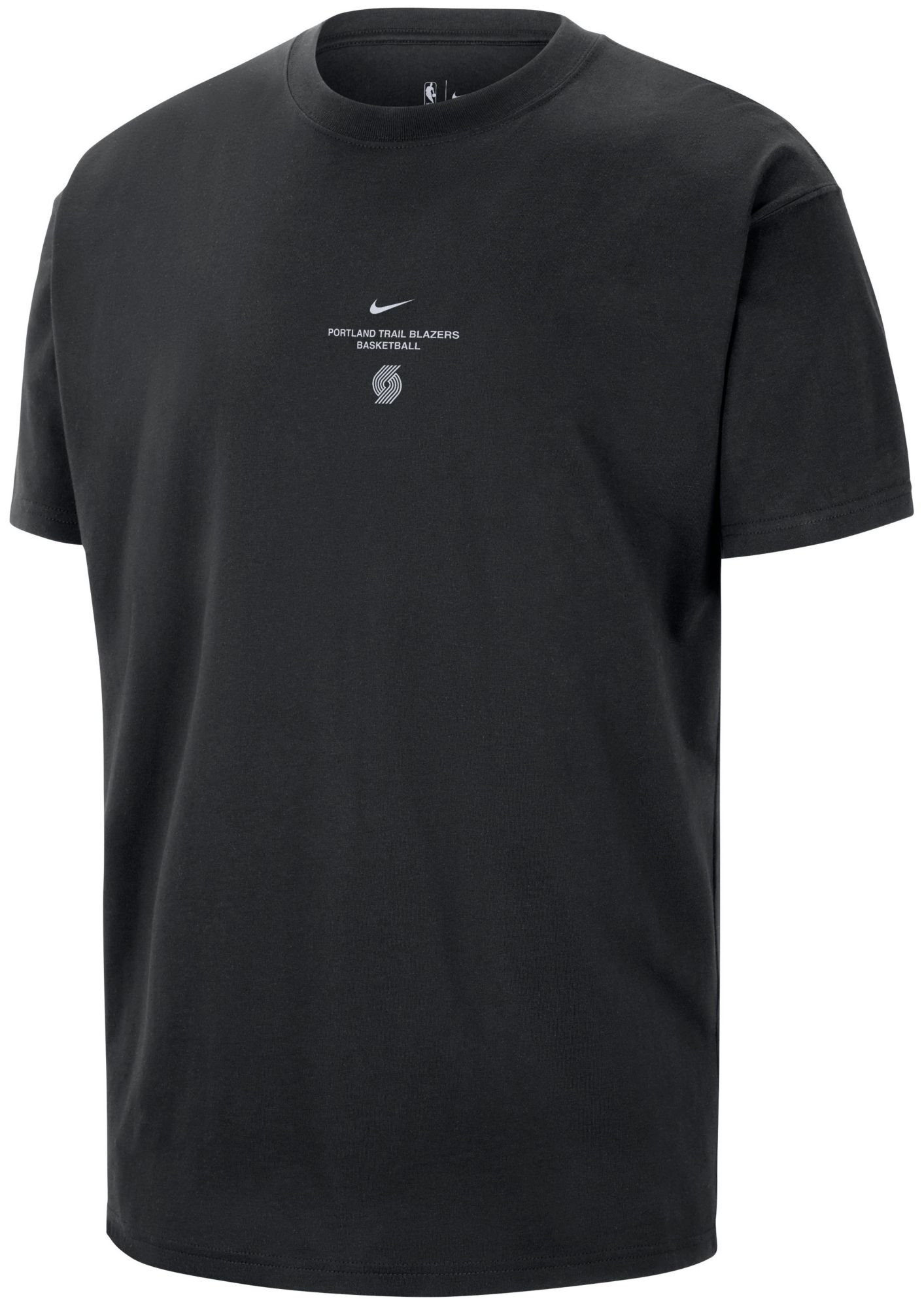 Nike Adult Portland Trail Blazers Worn With Obsession Standard Issue Practice Club T-Shirt, Men's, Large, Black