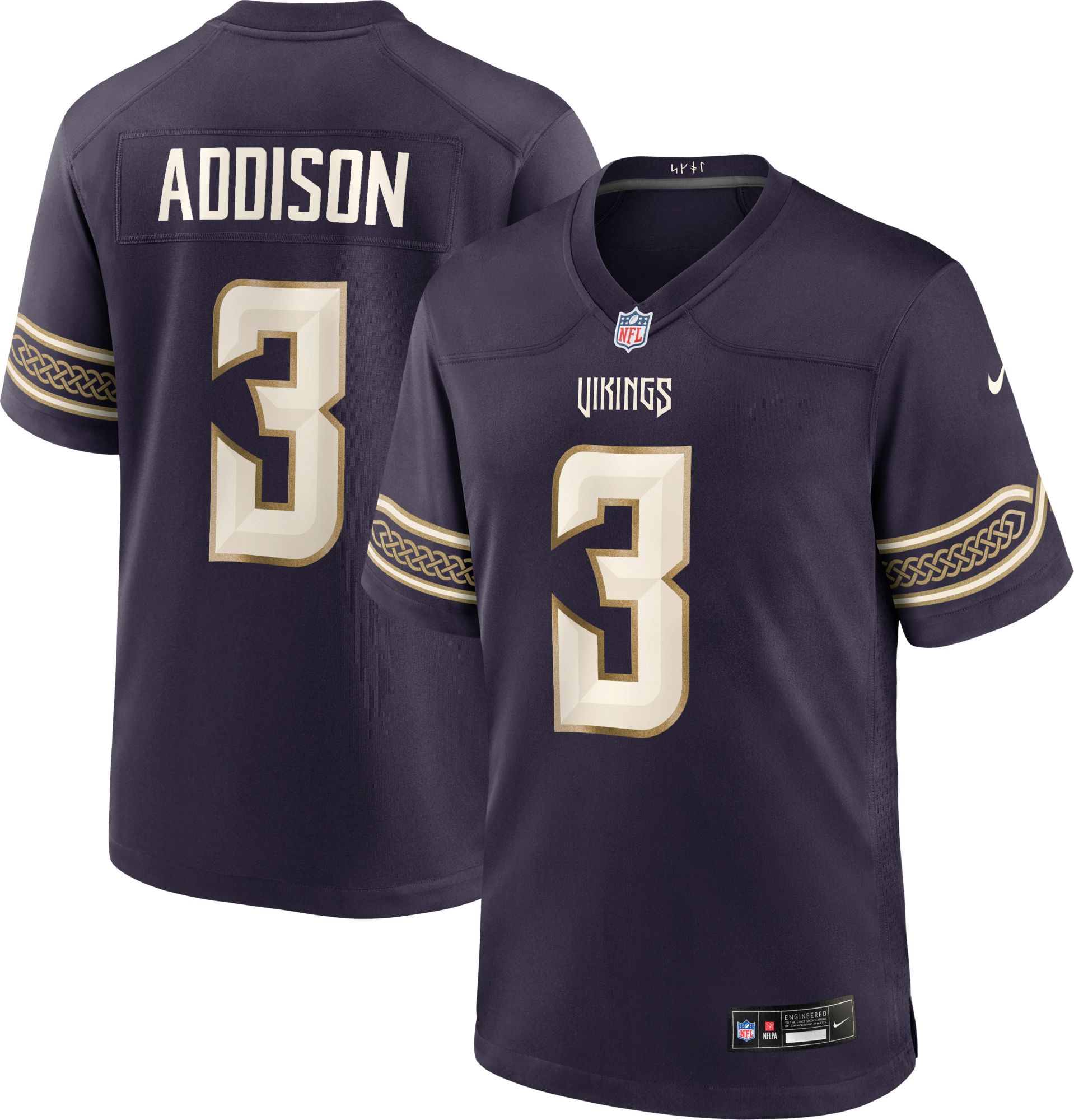 Nike Men's Minnesota Vikings Jordan Addison NFL Rivalries Game Jersey