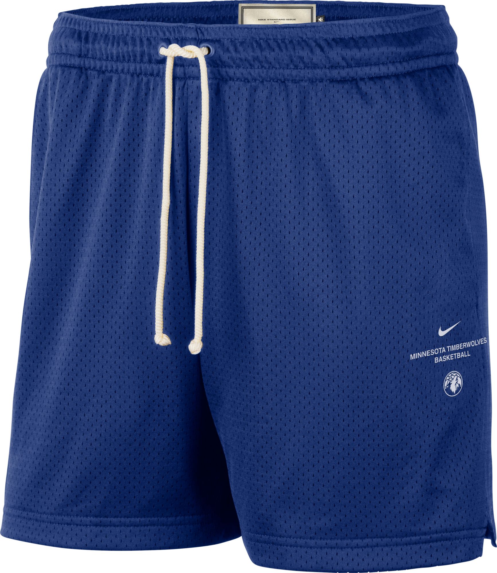 Nike Adult Minnesota Timberwolves Worn With Obsession Standard Issue Dri-FIT Mesh Shorts, Men's, XXL, Blue