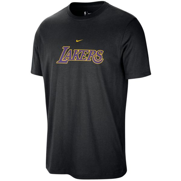 Nike Men's Los Angeles Lakers Black Wordmark T-Shirt