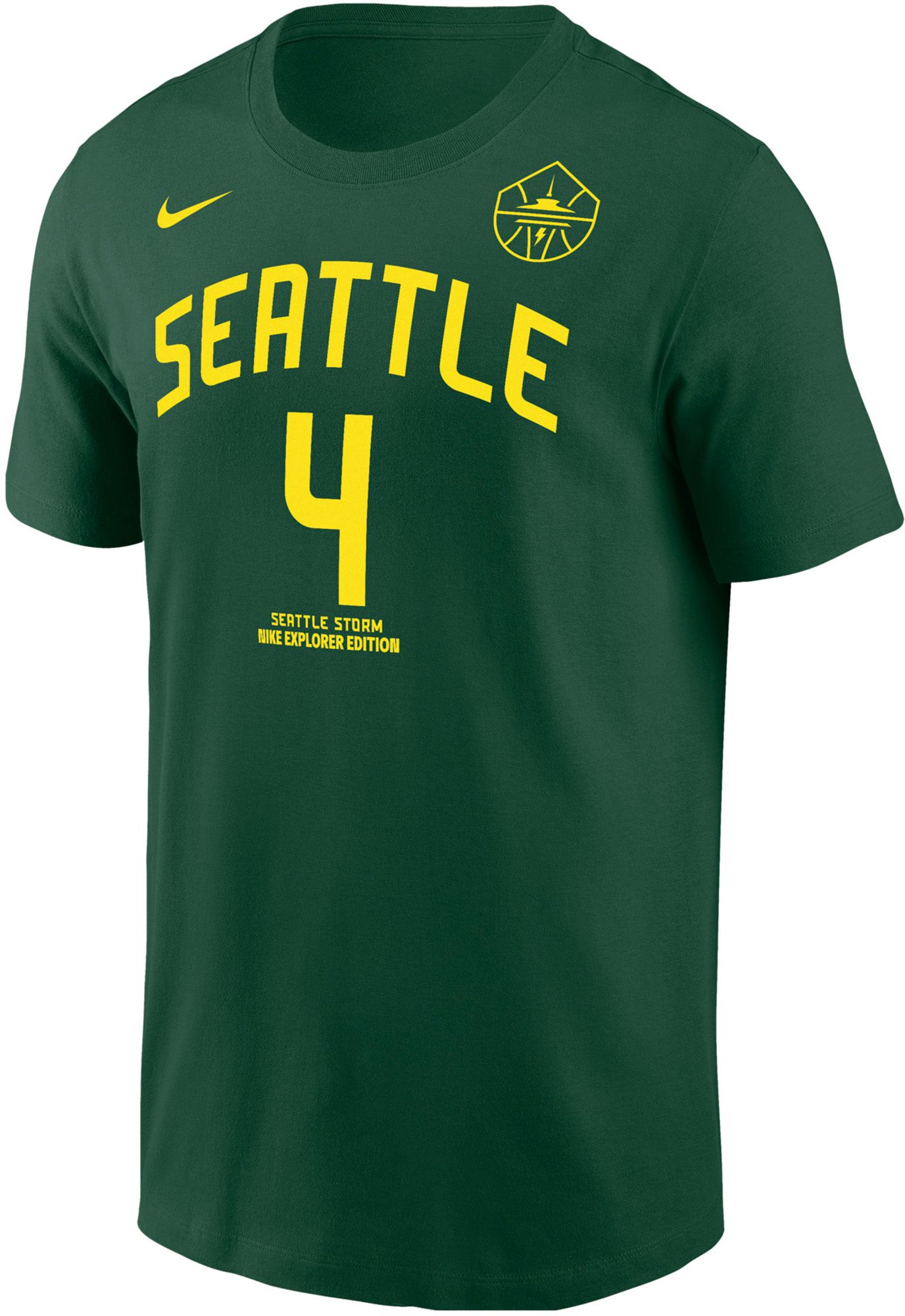 Nike Men's Seattle Storm Flau'jae Johnson #4 Green T-Shirt