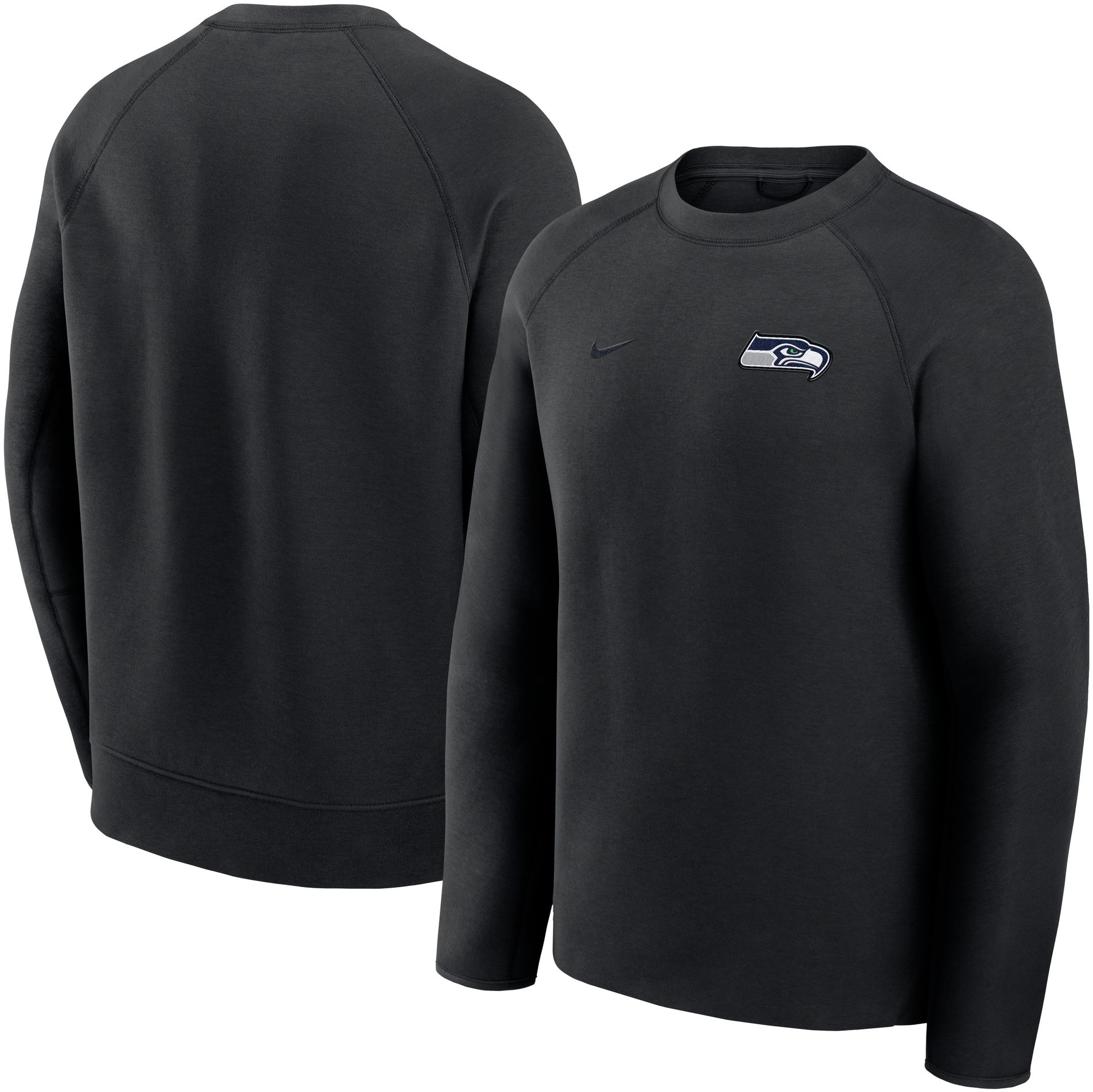Nike Men's Seattle Seahawks Tech Fleece Crewneck Sweatshirt