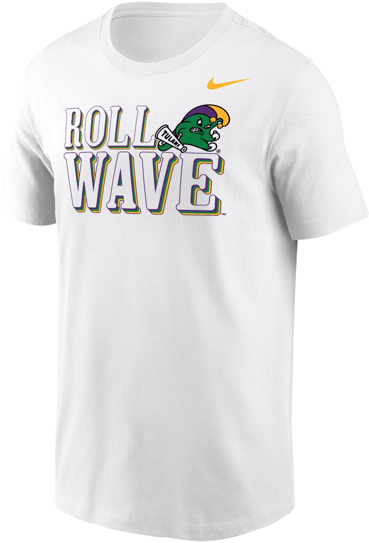 Nike Men's Tulane Green Wave Mardi Gras T-Shirt