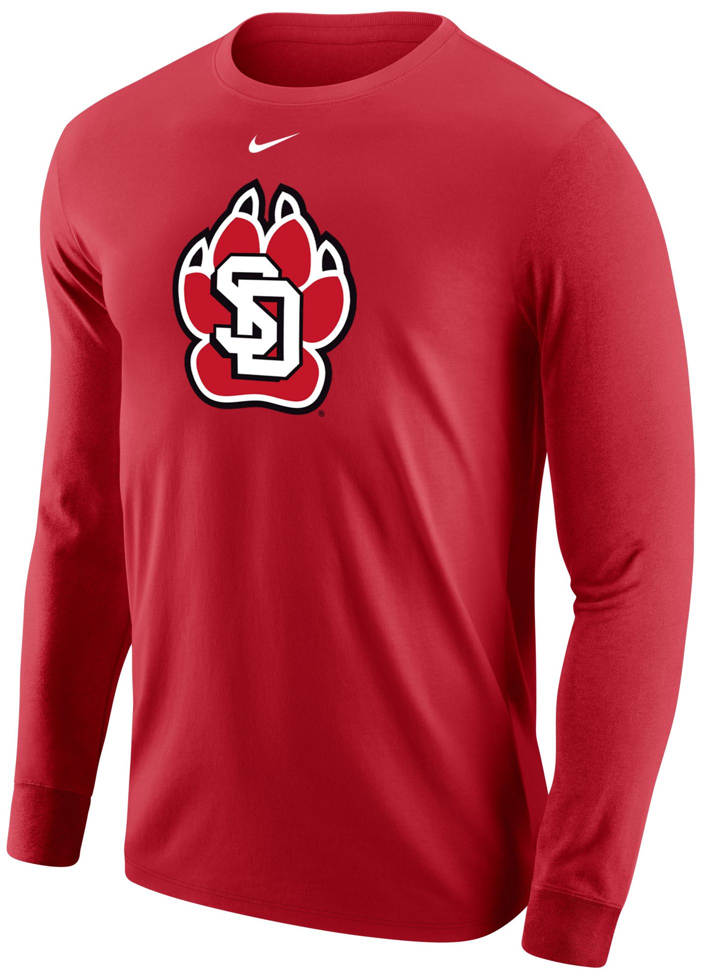 Nike Men's South Dakota Coyotes Red Logo Legend Long Sleeve Shirt