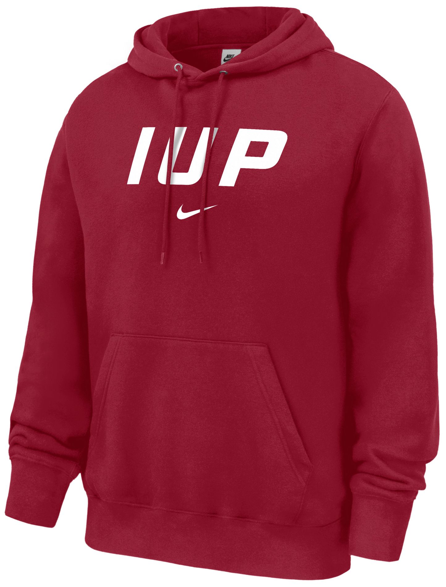 Nike Men's IUP Crimson Hawks Crimson Wordmark Club Hoodie