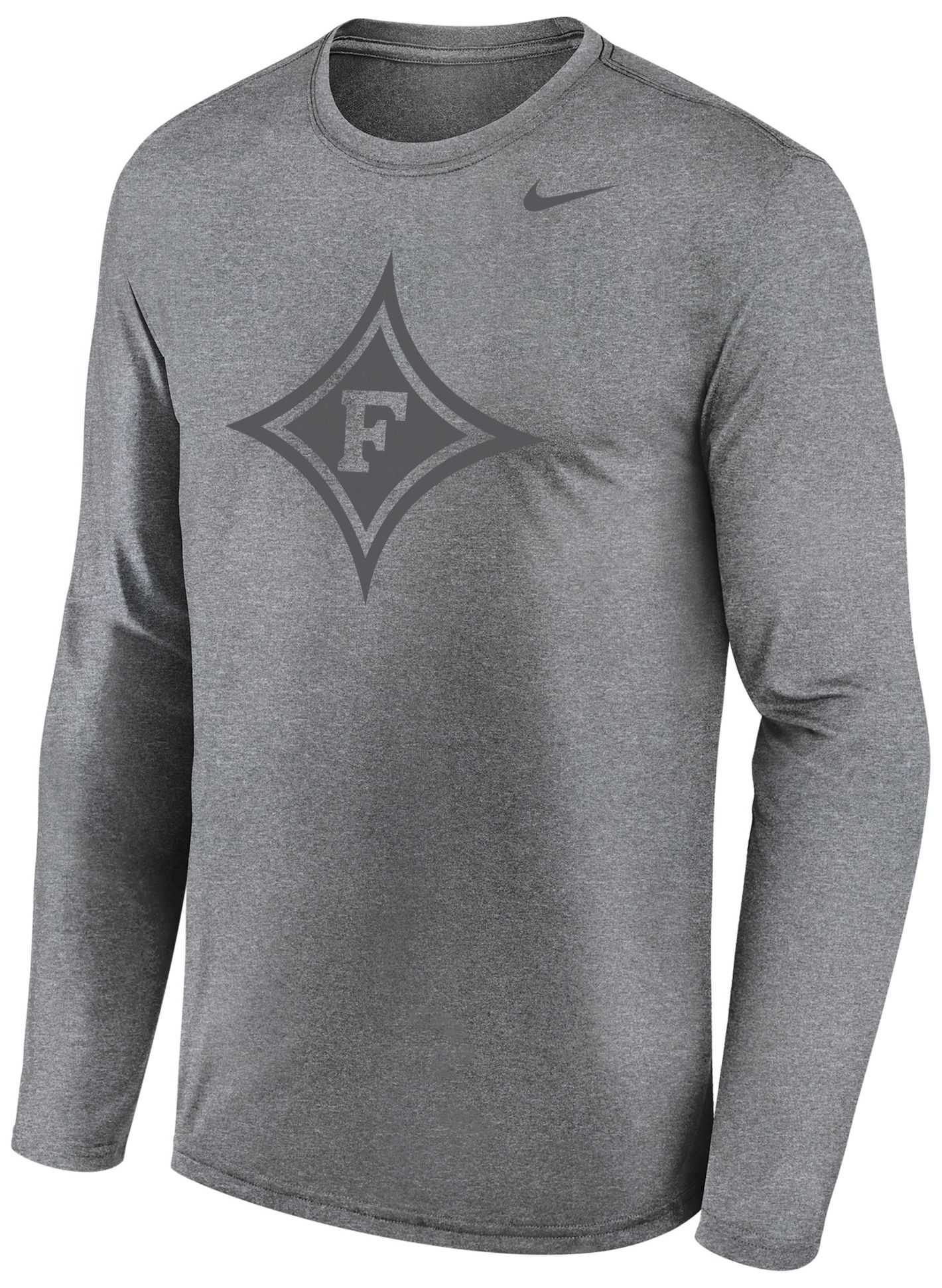 Nike Men's Furman Paladins Grey Legend Long Sleeve Shirt