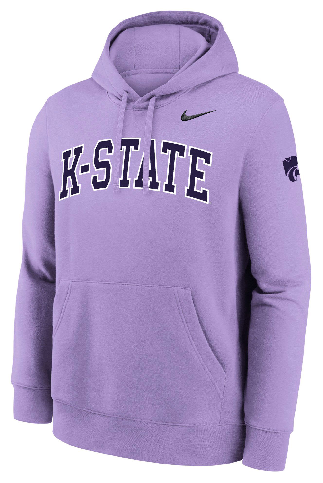 Nike Men's Kansas State Wildcats Club Fleece Hoodie