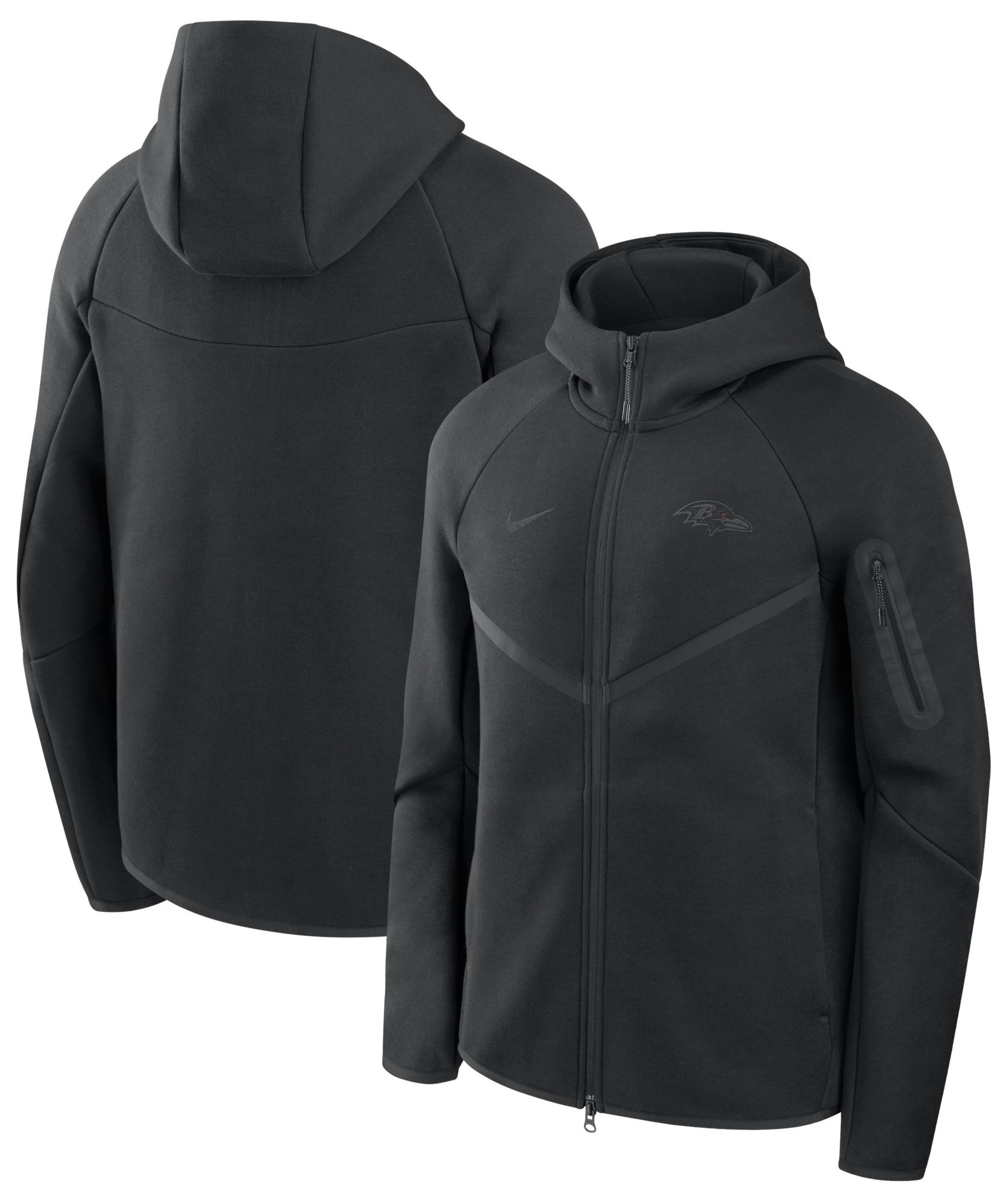Nike Men's Baltimore Ravens Tech Fleece Full-Zip Hoodie