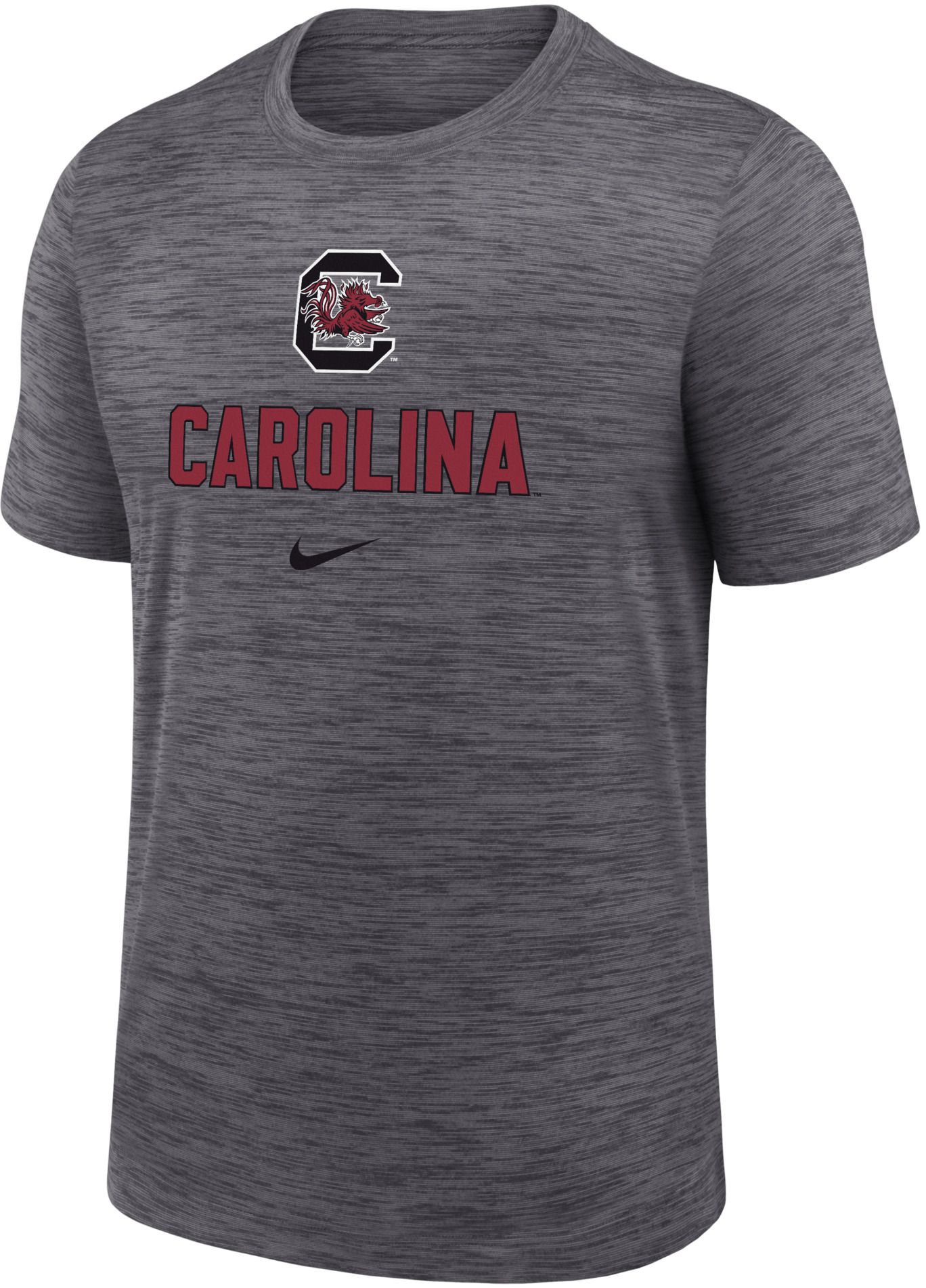 Nike Men's South Carolina Gamecocks Gray Velocity T-Shirt