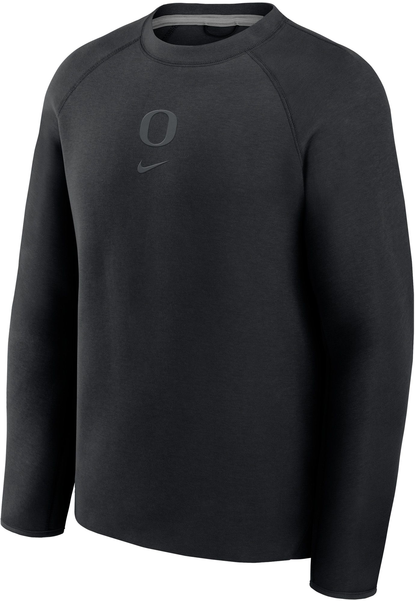 Nike Men's Oregon Ducks Tech Fleece Crewneck Sweatshirt, XXL, Black