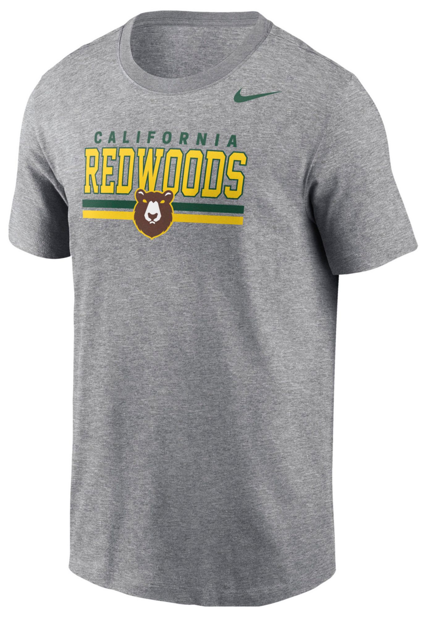 Nike Men's California Redwoods Gray Cotton T-Shirt