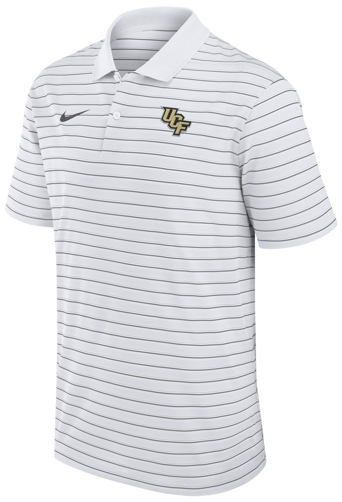 Nike Men's UCF Knights White Victory Stride Polo, XXL