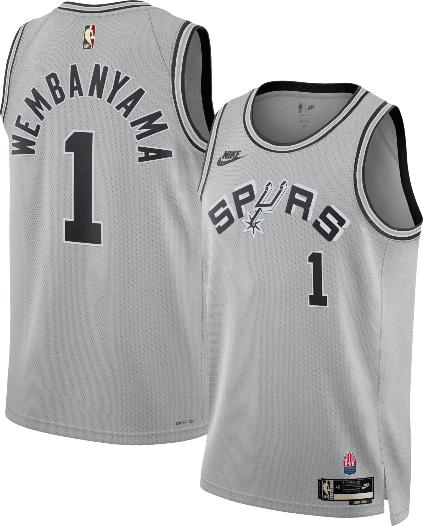 Nike Adult San Antonio Spurs Victor Wembanyama 2026-27 Hardwood Classics Swingman Jersey