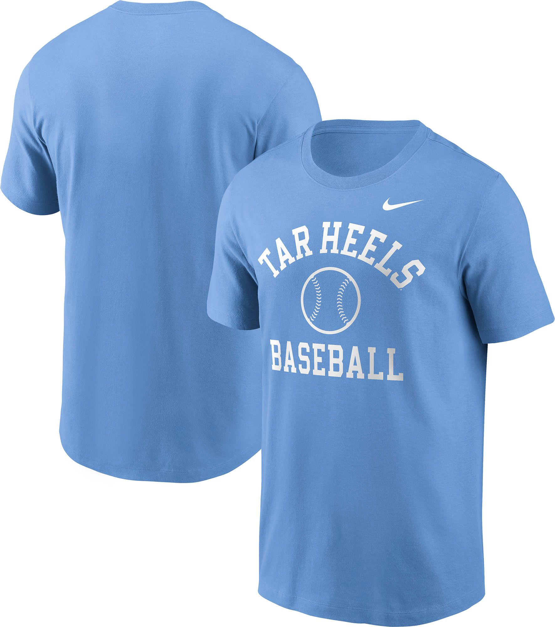 Jordan Men's North Carolina Tar Heels Blue Baseball T-Shirt