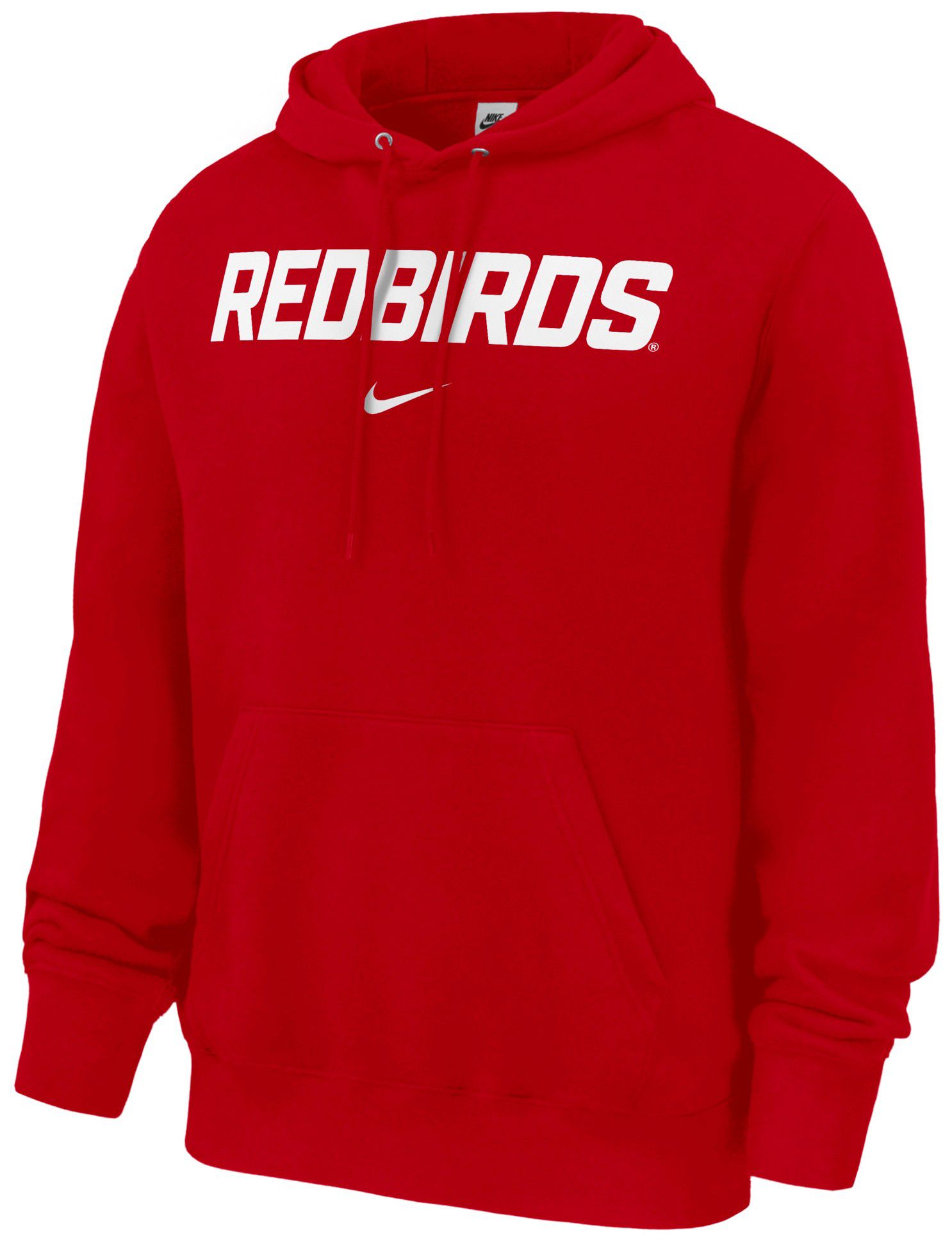 Nike Men's Illinois State Redbirds Red Club Fleece Hoodie