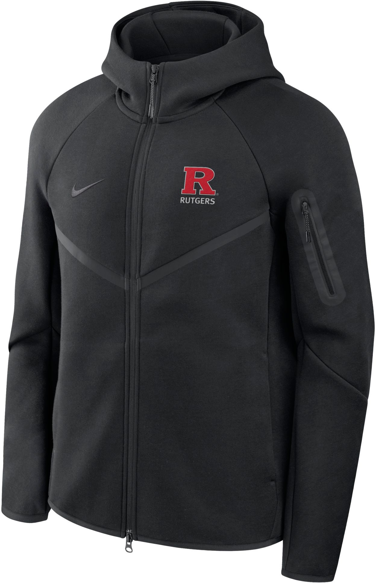 Nike Men's Rutgers Scarlet Knights Tech Fleece Full-Zip Hoodie