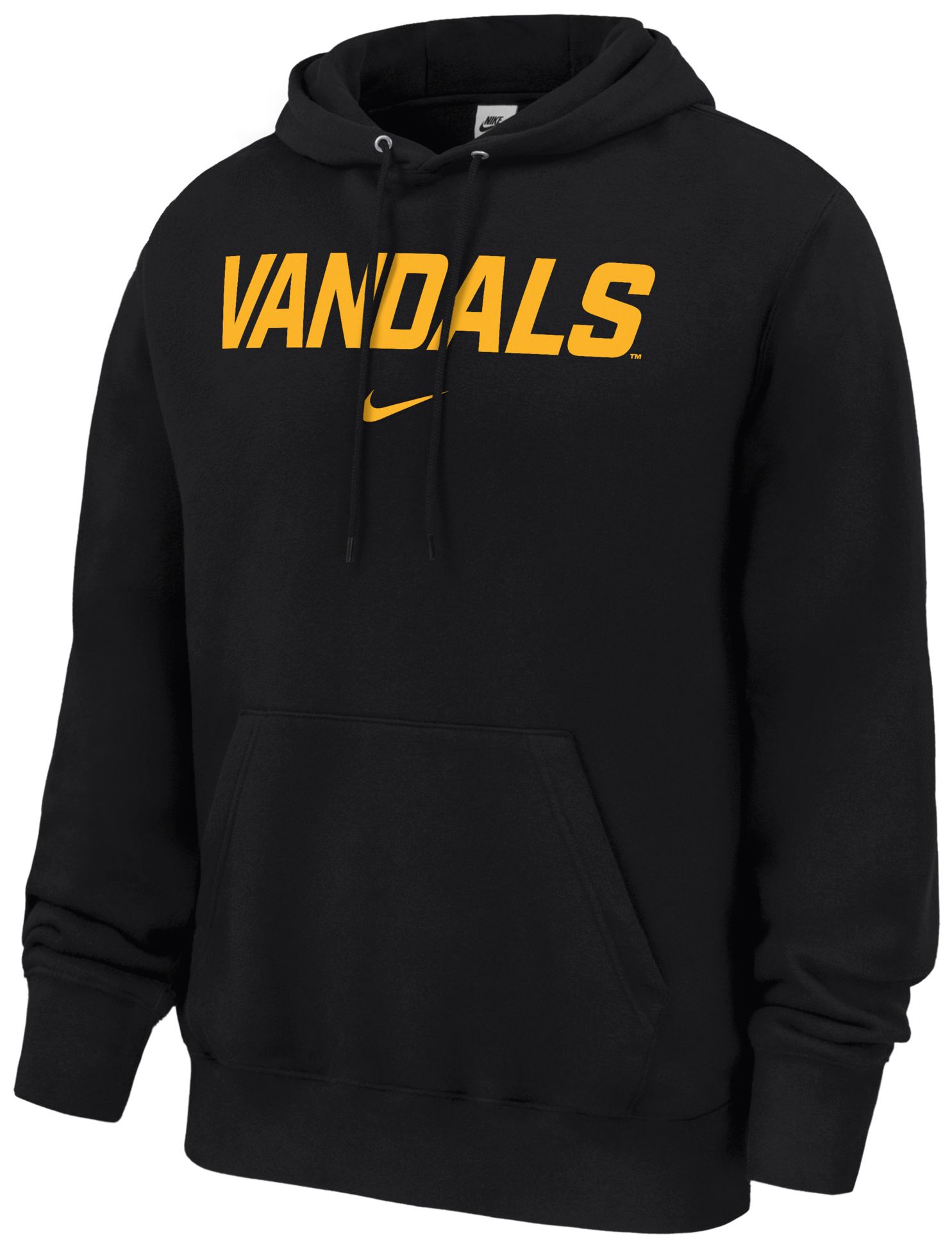Nike Men's Idaho Vandals Black Wordmark Club Hoodie