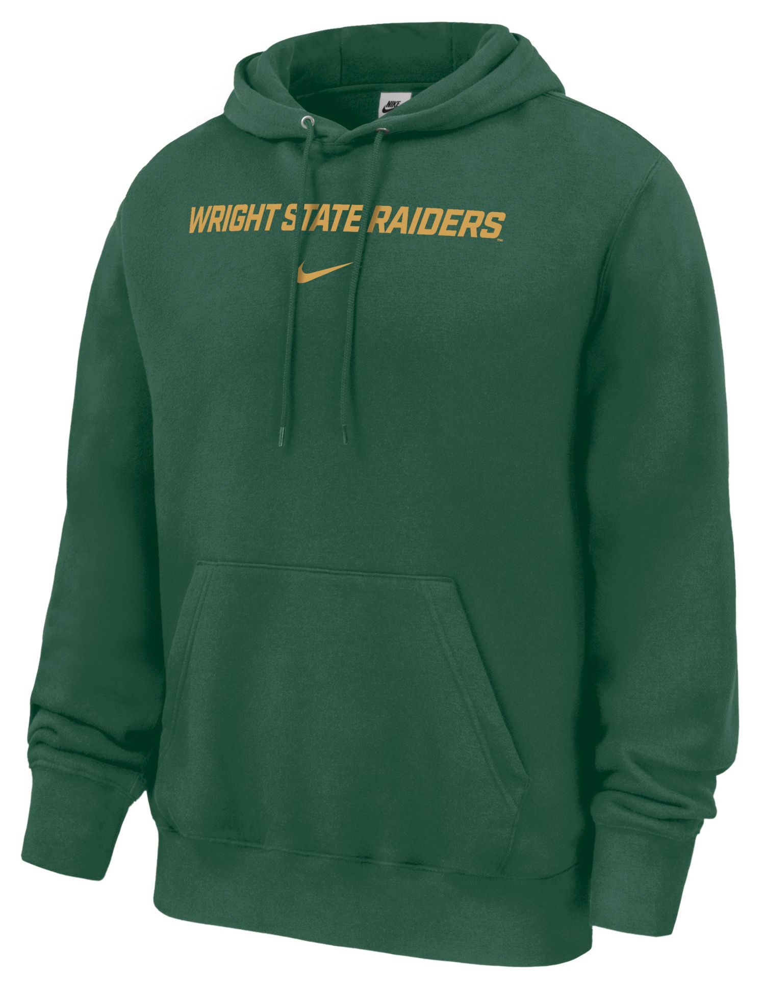 Nike Men's Wright State Raiders Green Club Fleece Hoodie