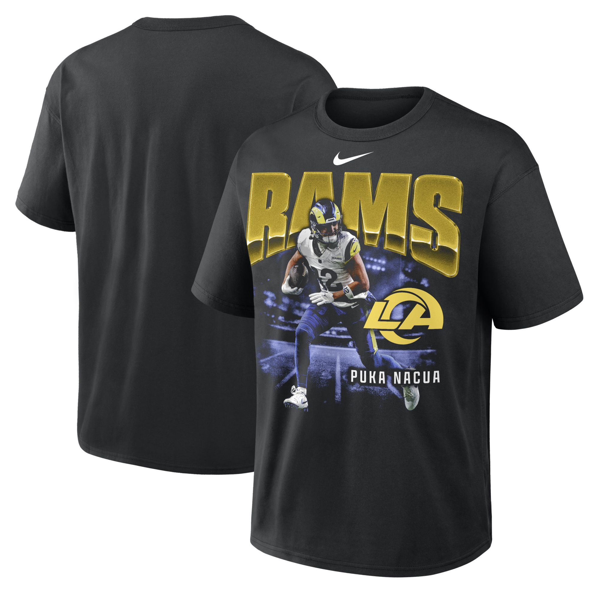 Nike Men's Los Angeles Rams Puka Nacua Oversized T-Shirt