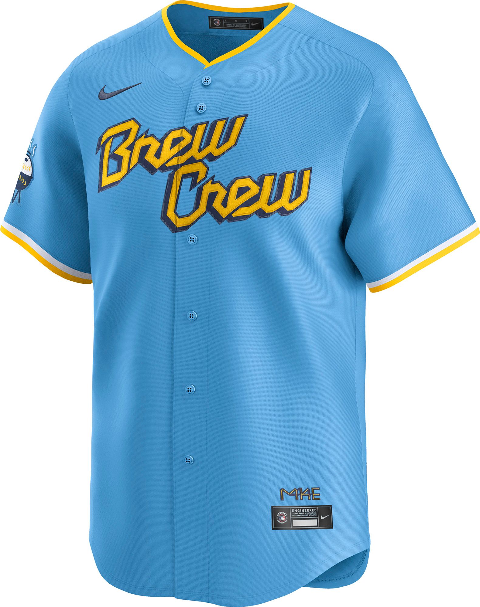 Nike Men's Milwaukee Brewers Blank City Connect Limited Jersey