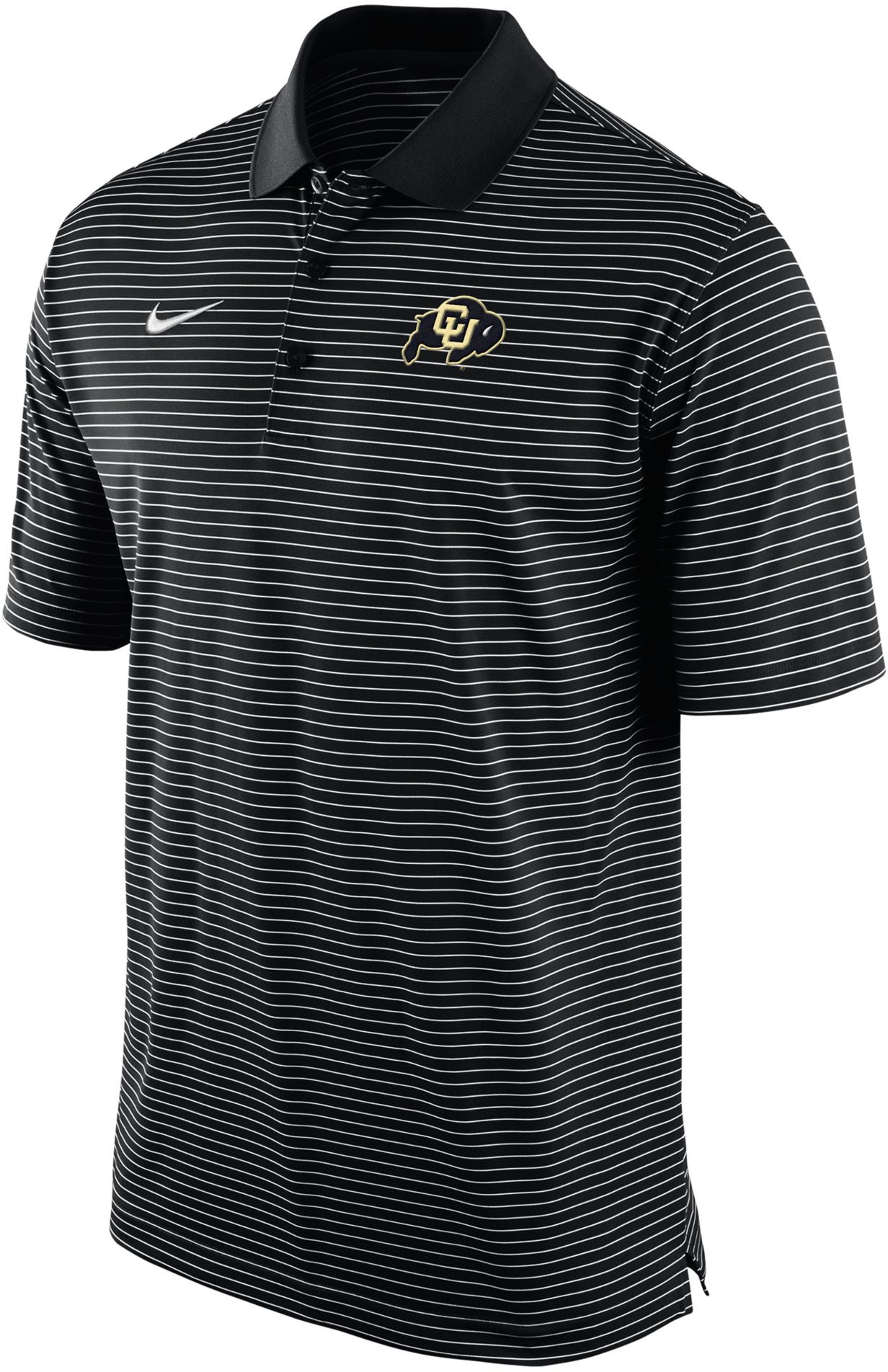 Nike Men's Colorado Buffaloes Black Dri-FIT Tour Polo