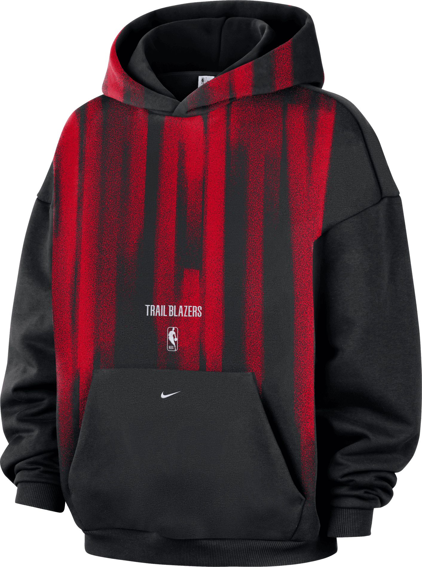 Nike Adult Portland Trail Blazers Worn With Obsession Standard Issue Game Theater Team Hoodie, Men's, Medium, Black