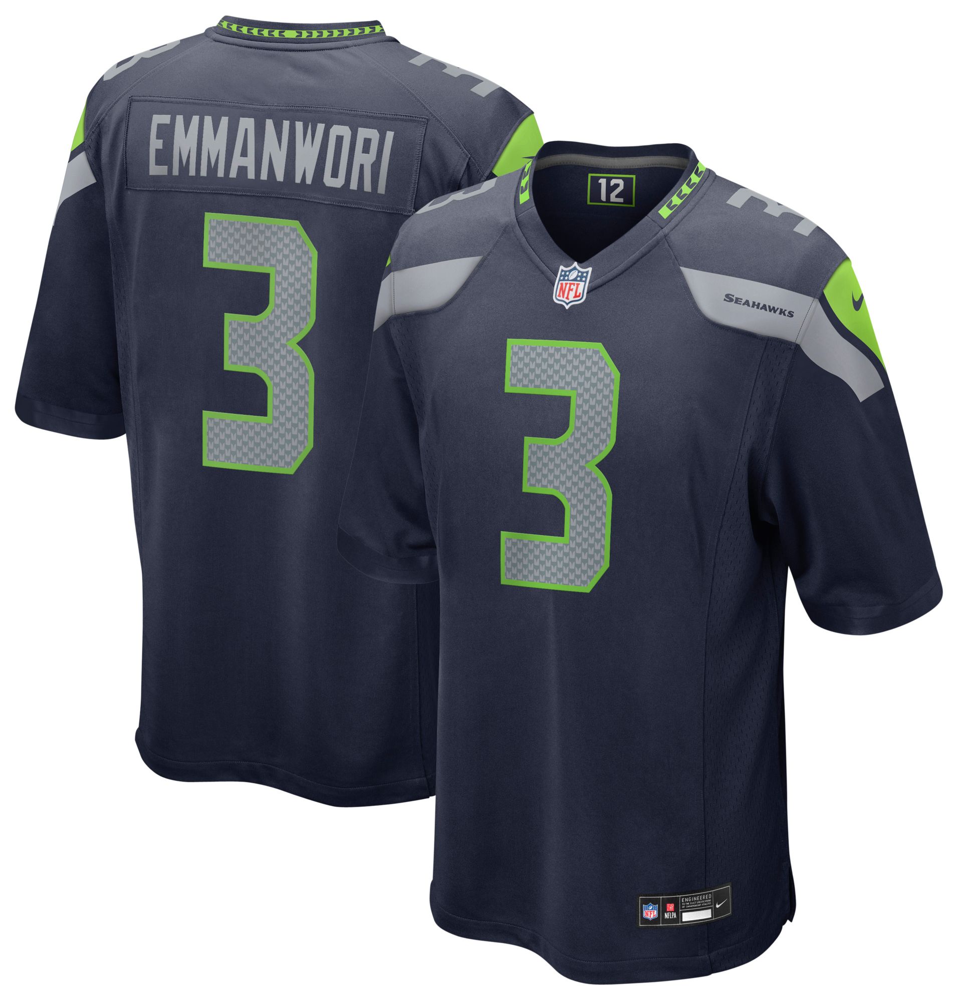 Nike Men's Seattle Seahawks Nick Emmanwori Game Jersey