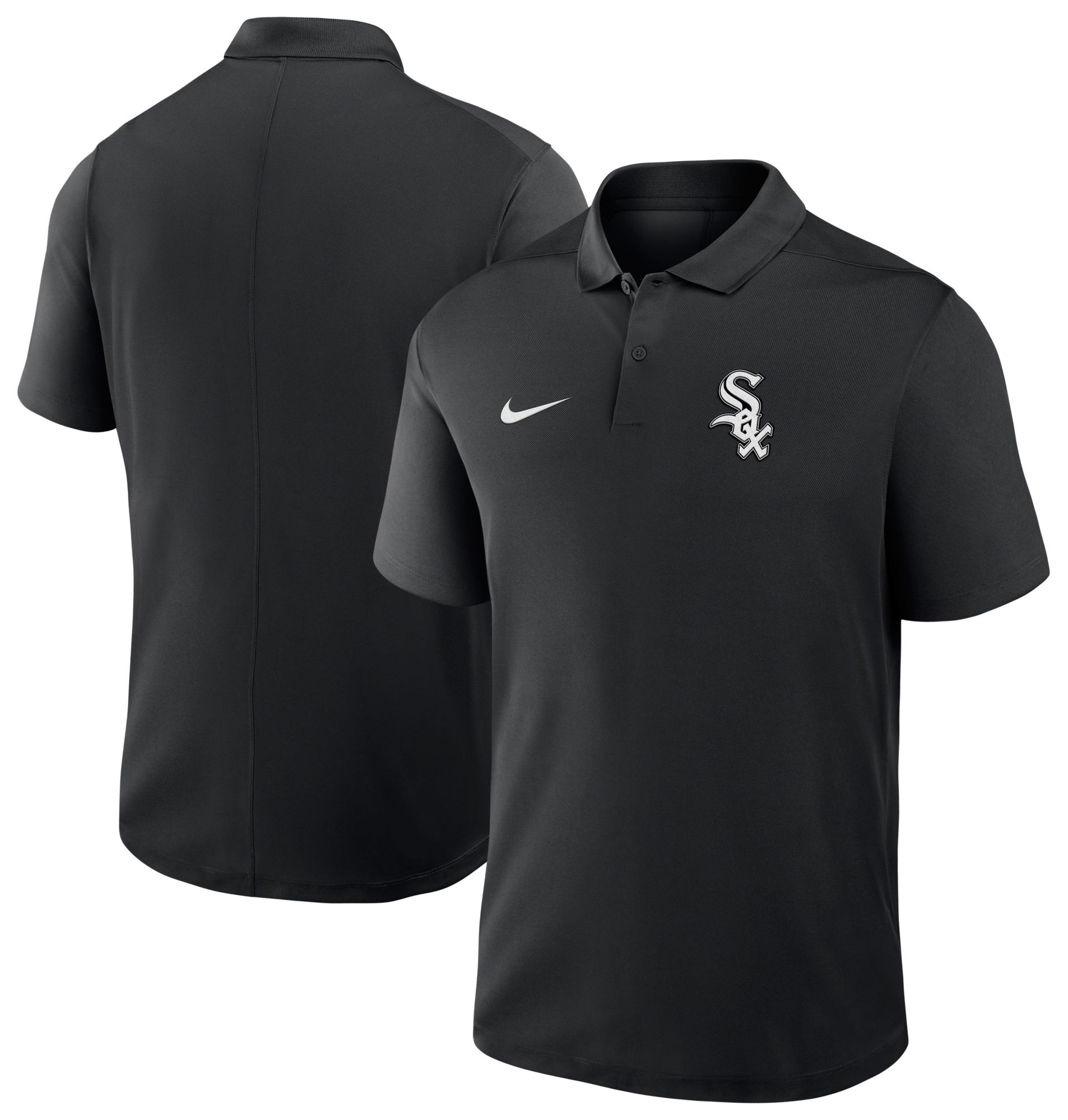 Nike Men's Chicago White Sox Black Victory Polo