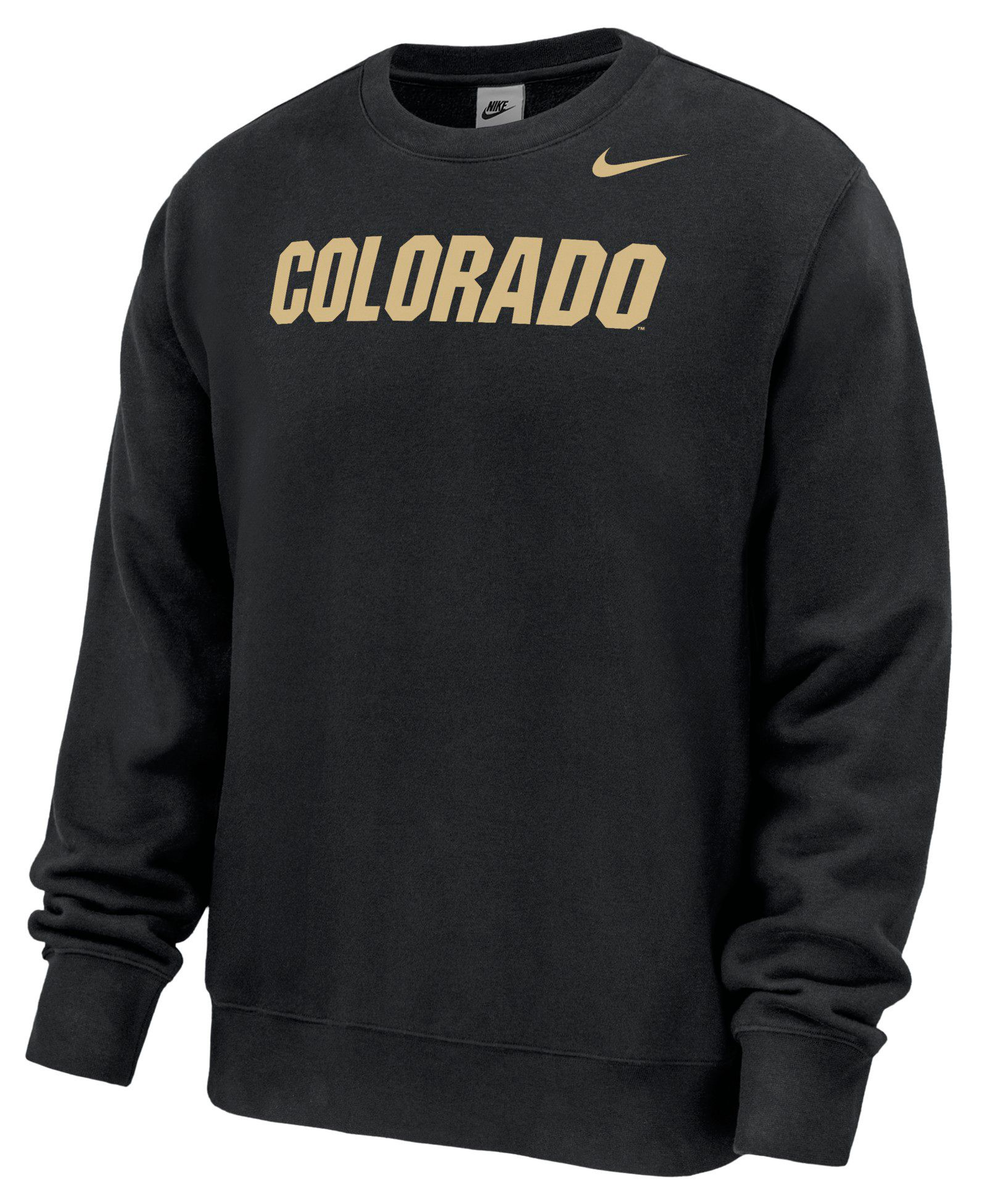 Nike Men's Colorado Buffaloes Wordmark Colorblock Crewneck Sweatshirt