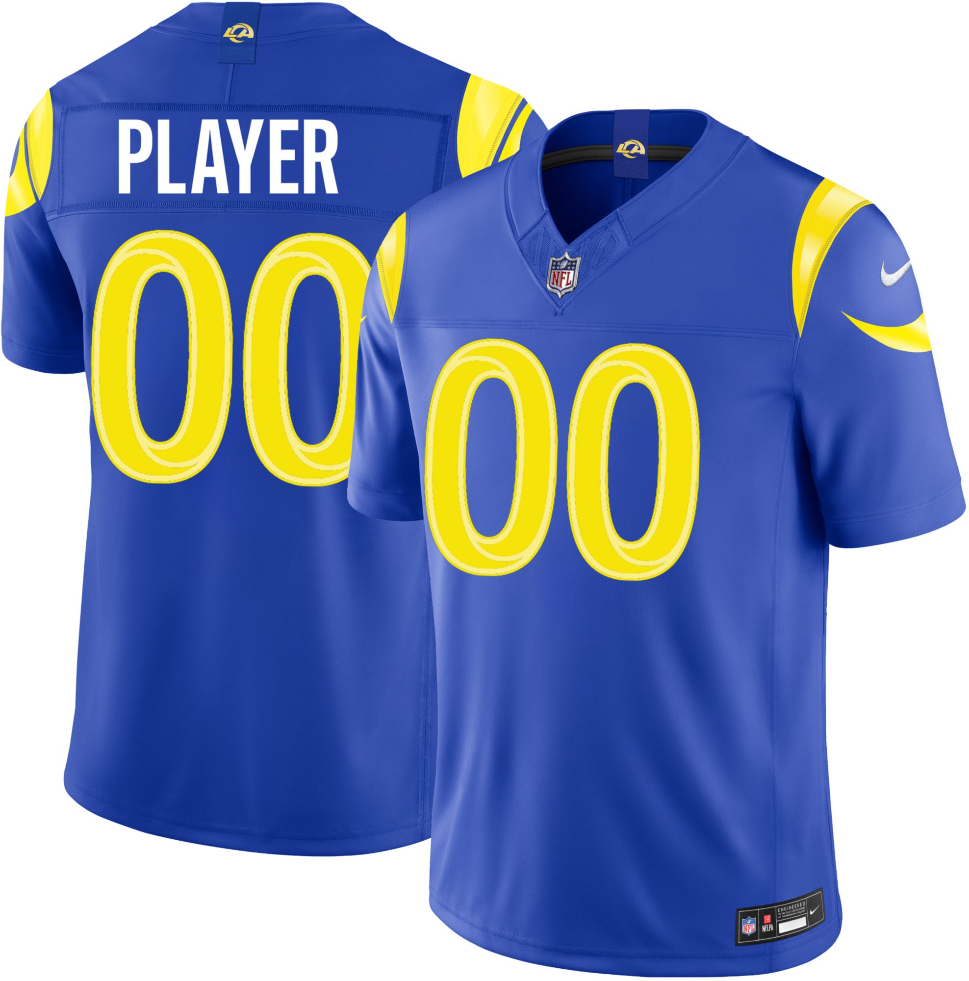 Nike Men's Los Angeles Rams Draft Pick #1 Royal Home Game Jersey