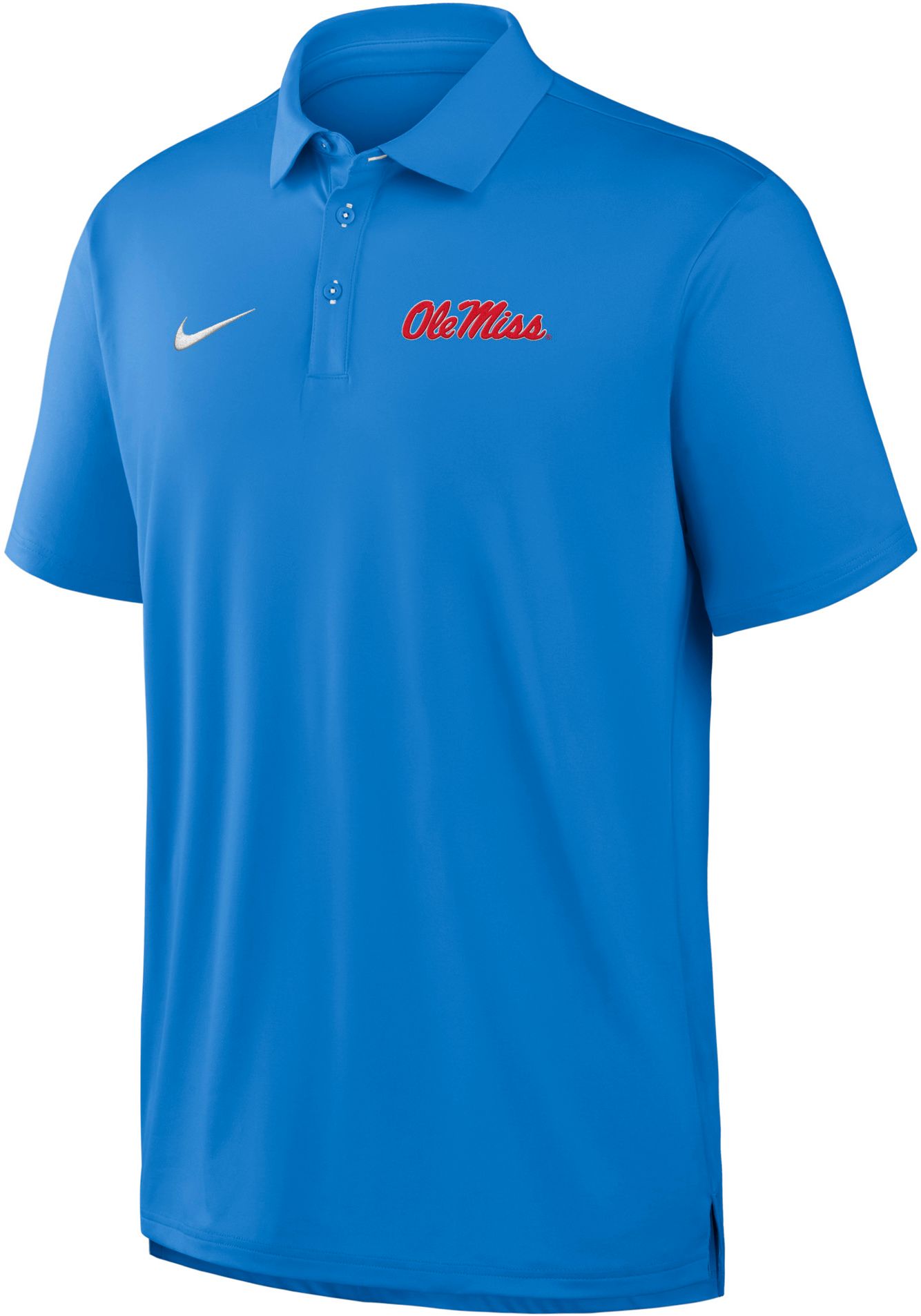 Nike Men's Ole Miss Rebels Blue Tour Gameday Polo